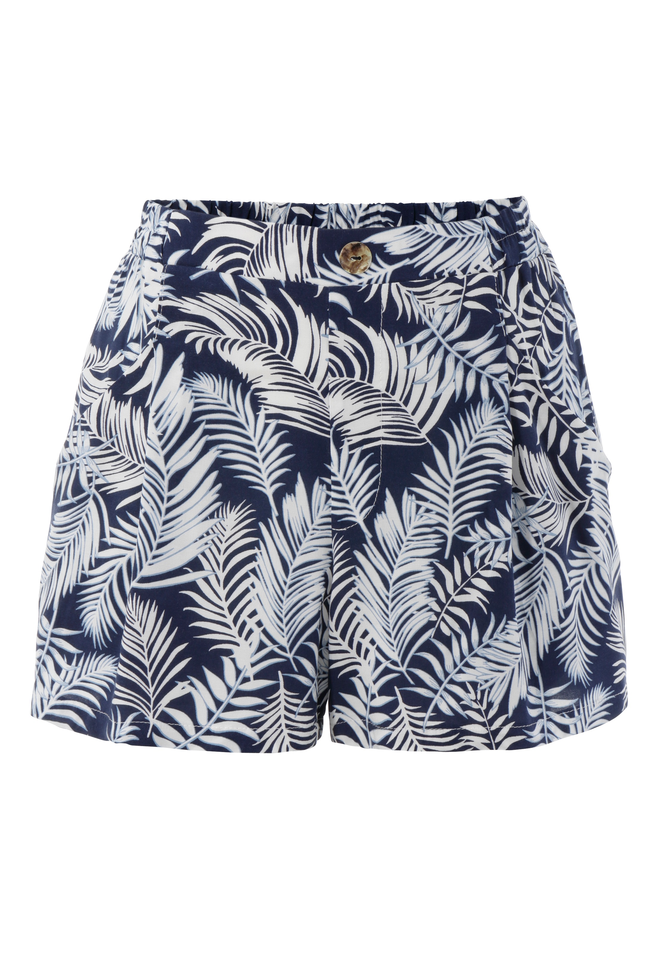 Aniston CASUAL Shorts, mit Blüten- oder Blätterdruck - schick sind beide