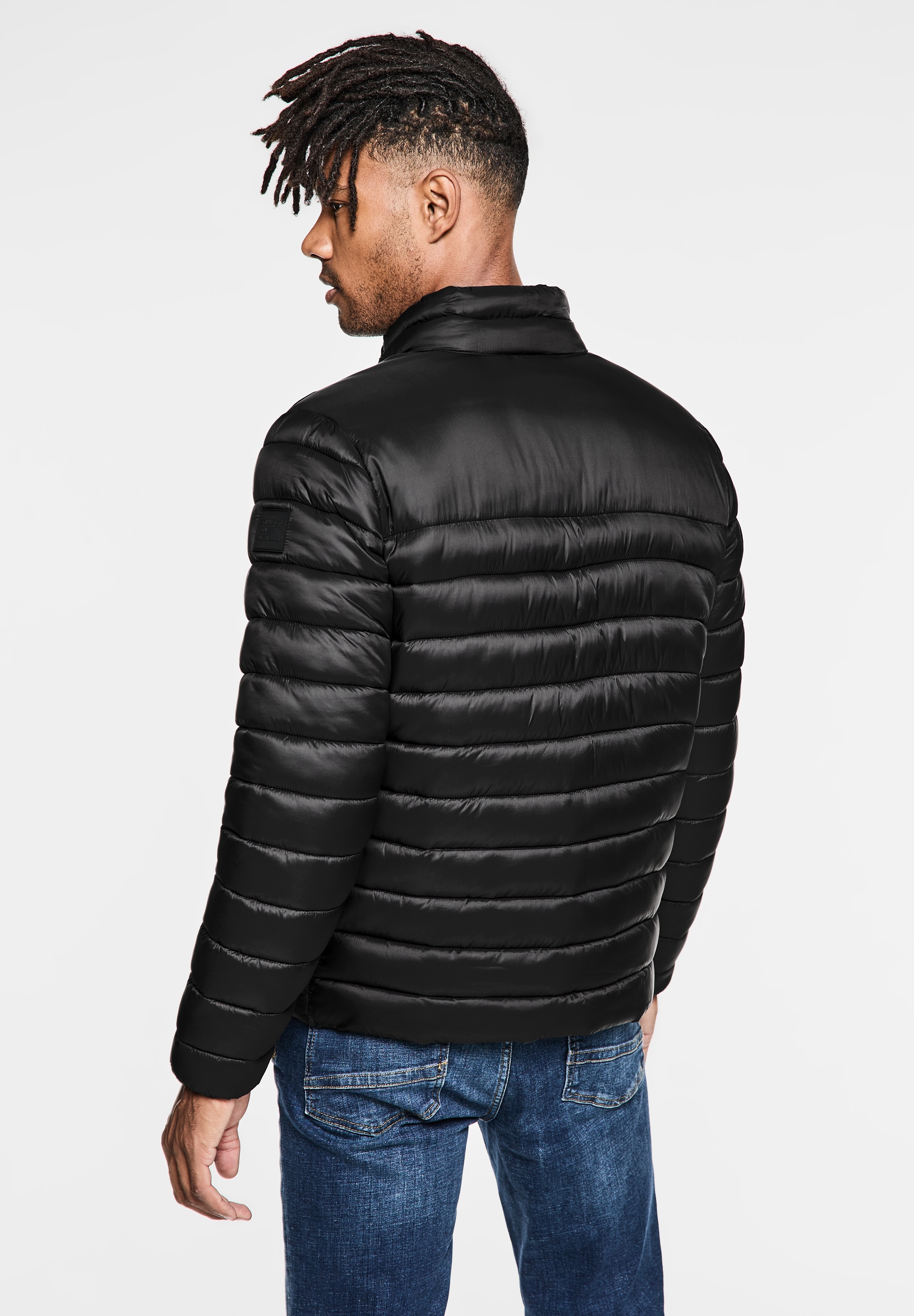 STREET ONE MEN Steppjacke, ohne Kapuze, mit Brusttasche