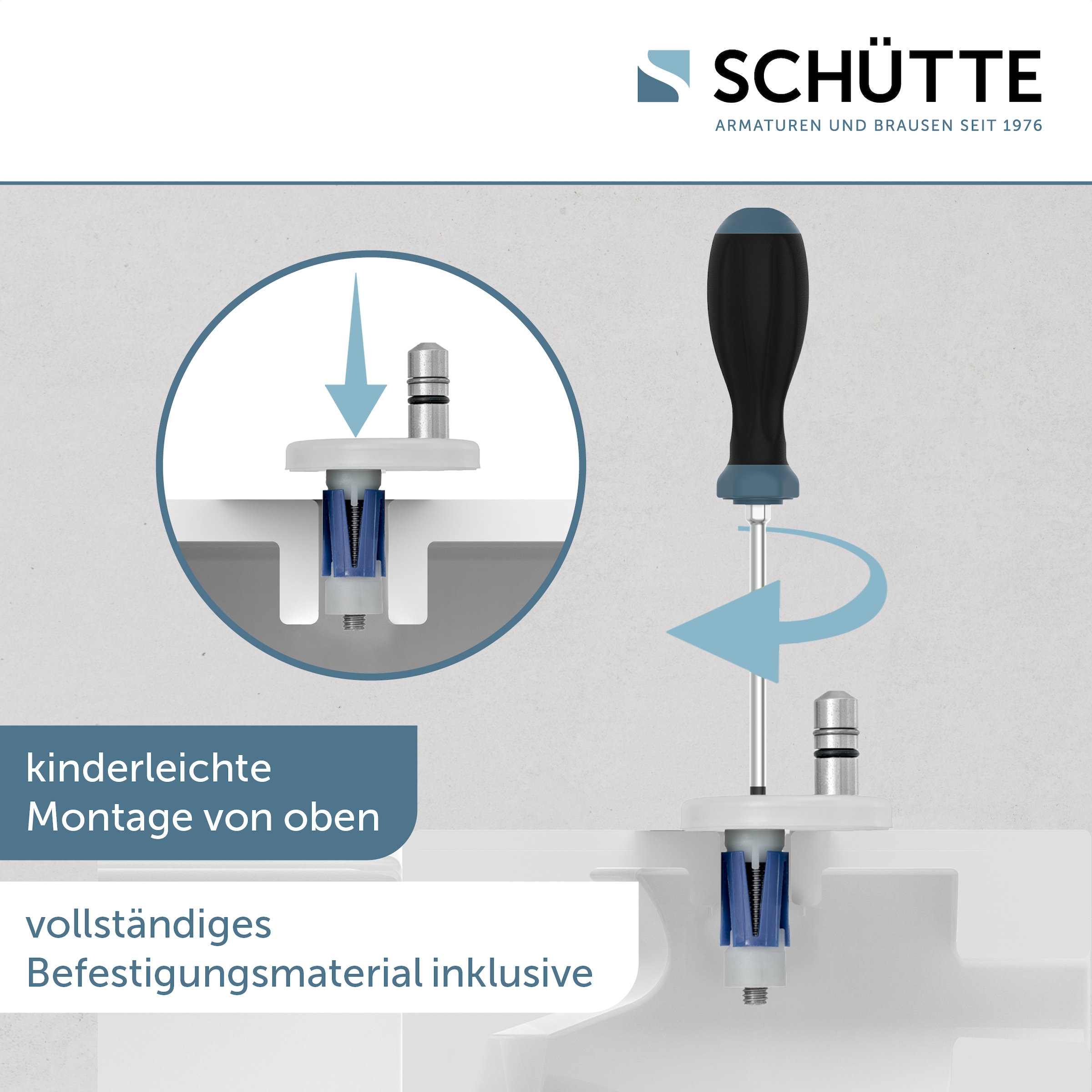 Schütte WC-Sitz »WHITE«, aus Kunststoff, mit Absenkautomatik und Schnellverschluss