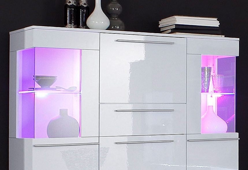 PLACES OF STYLE LED Glaskantenbeleuchtung LED-Modul 8 Stk. Farbwechsler günstig online kaufen