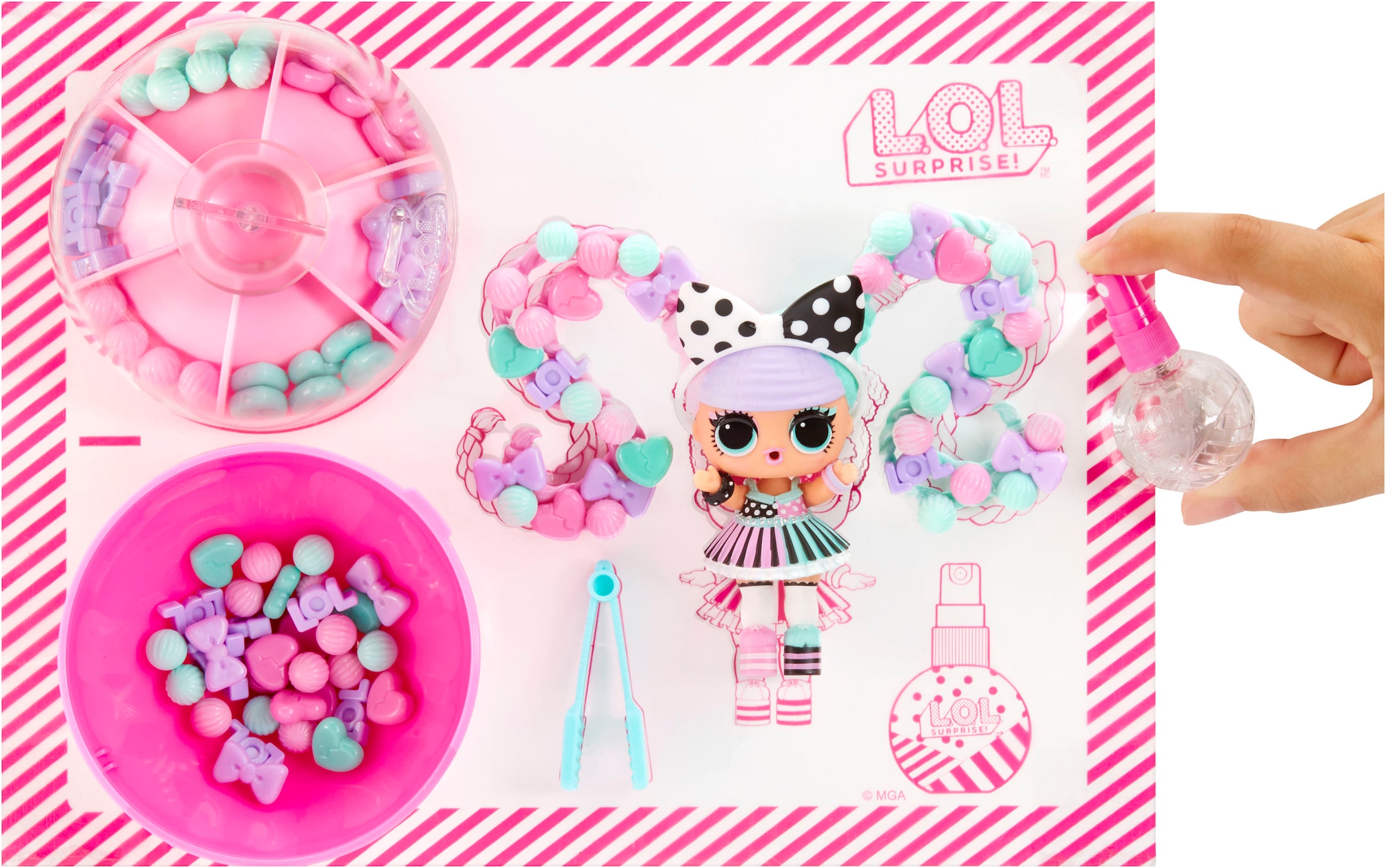 L.O.L. SURPRISE! Anziehpuppe »L.O.L. Surprise Hair Beads Tots«, sortierte Lieferung