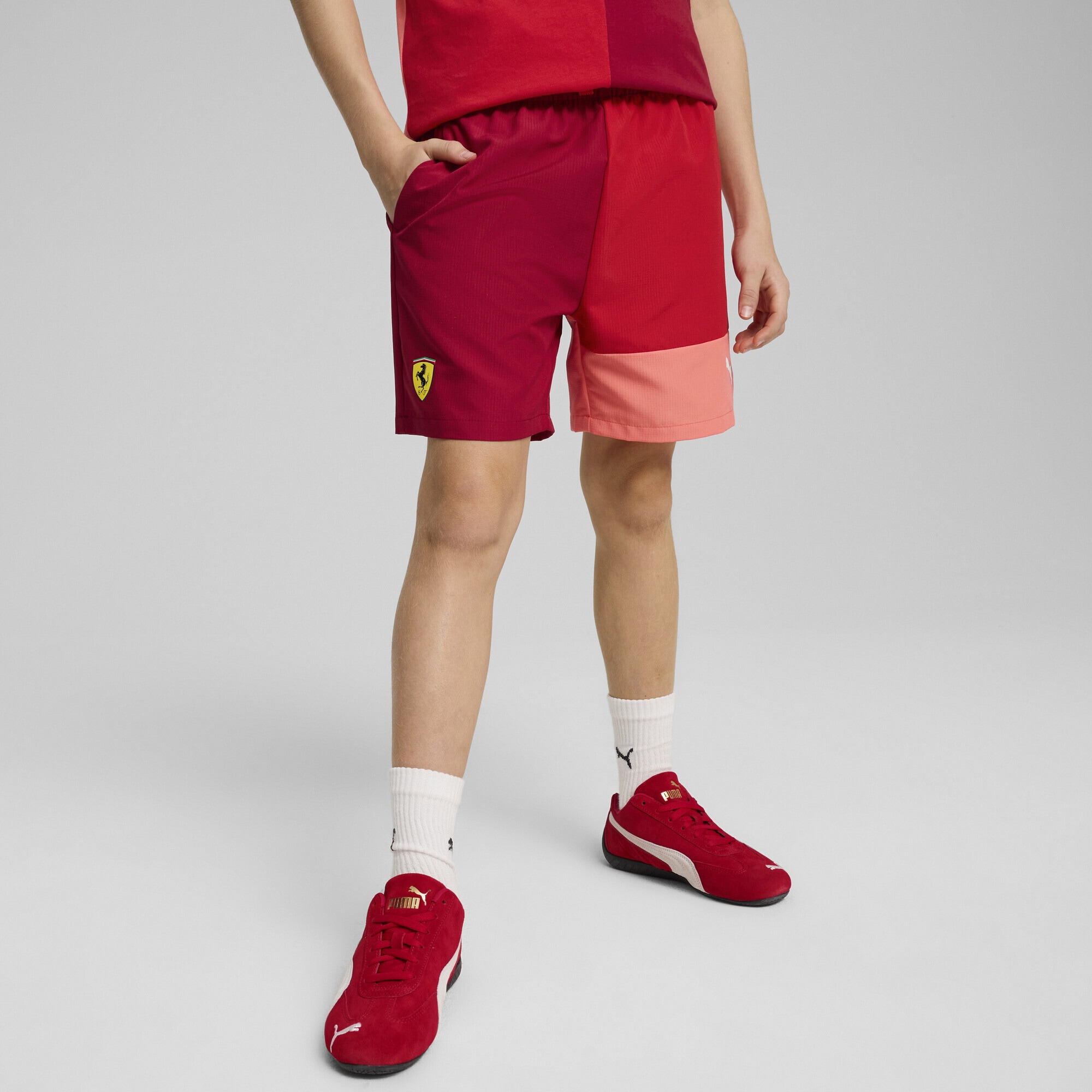 PUMA Shorts »Scuderia Ferrari Race Lifestyle Shorts Jugendliche«