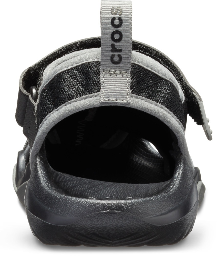 Crocs Sandale »Swiftwater Mesh Deck Sandal«, Badesandale, Sommerschuh mit Klettverschluss