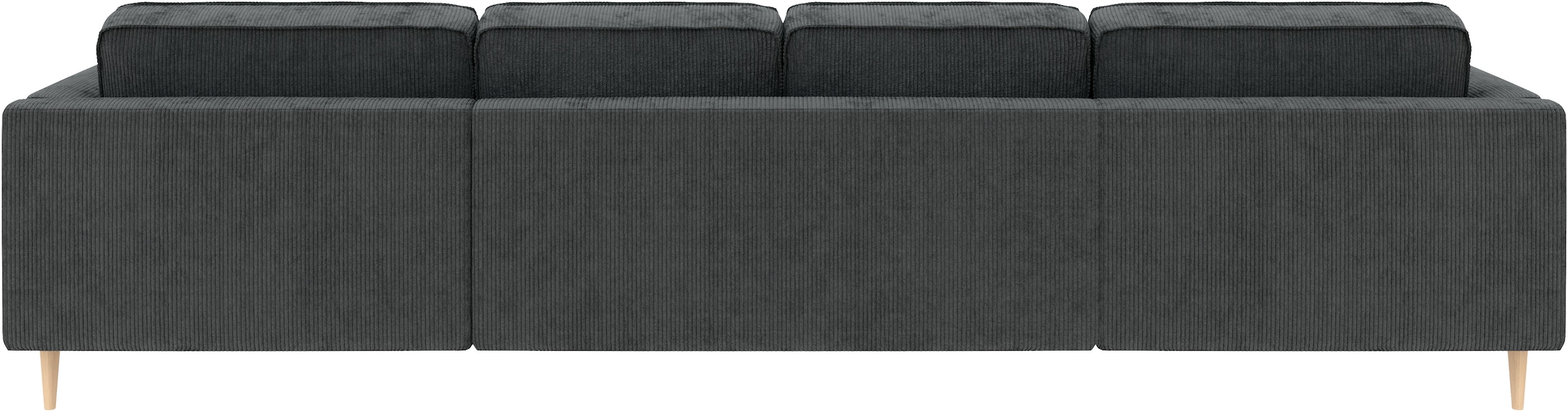 Home affaire Wohnlandschaft »Booster Couch wahlweise mit Schlaffunktion und Bettkasten-auch in Cord«, Sofa in U-Form, Breite 305 cm