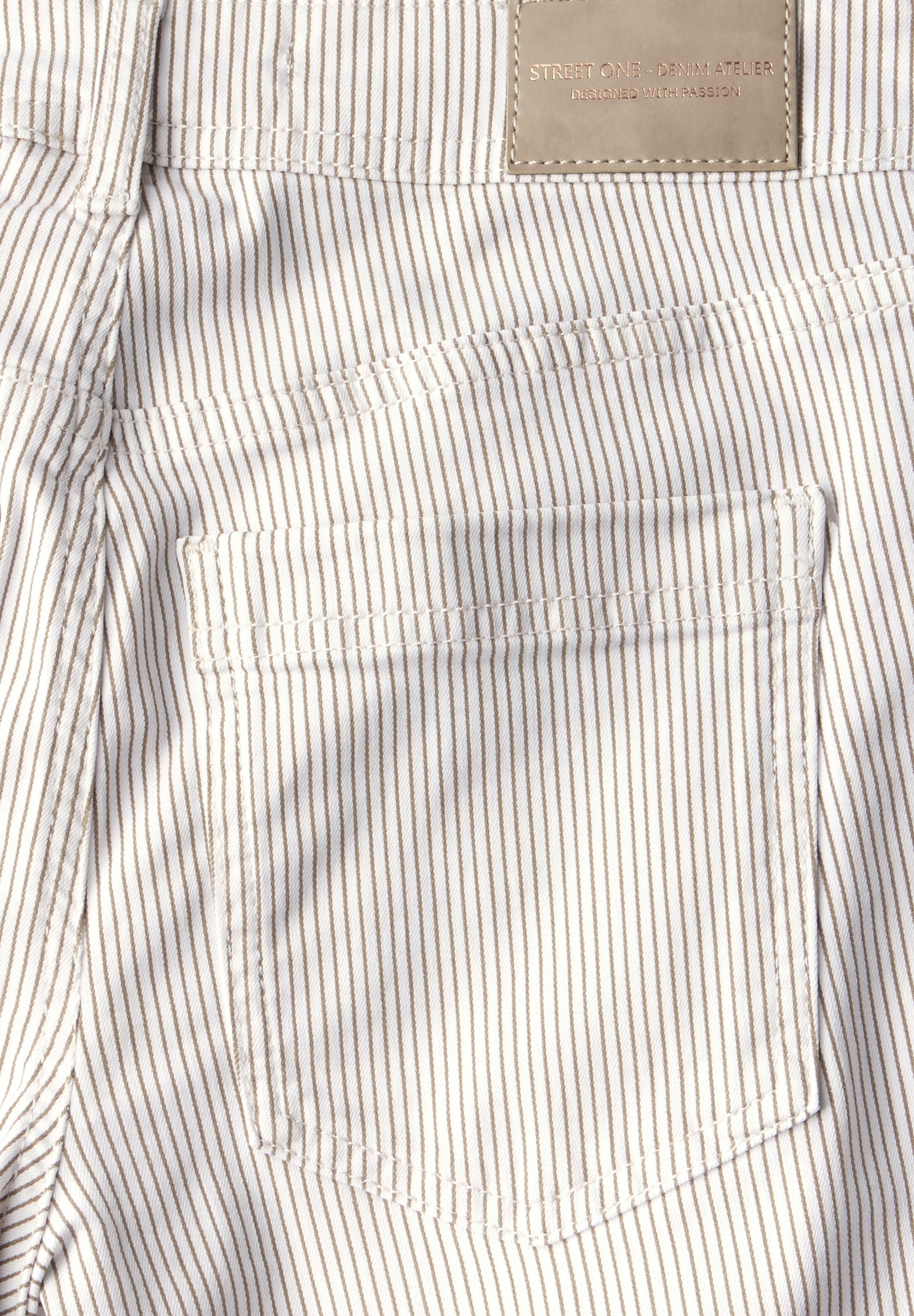 STREET ONE 5-Pocket-Jeans »Style Jane«, mit dezenten Streifen