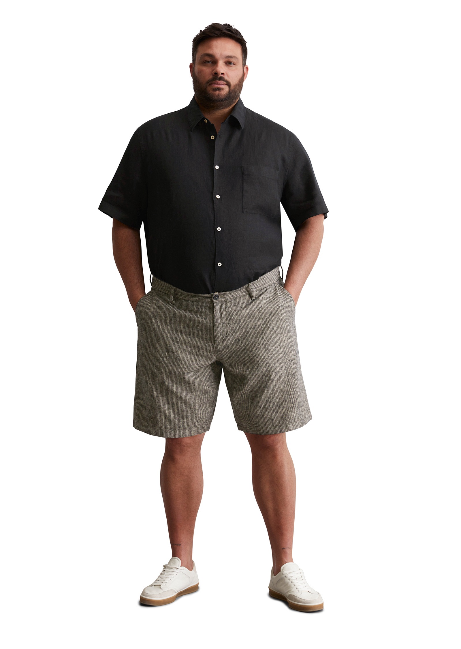 Marc O'Polo Shorts »aus Leinen und Bio-Baumwolle«