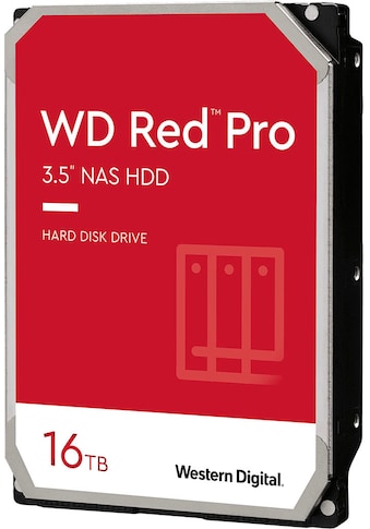 Western Digital HDD-NAS-Festplatte »WD Red Pro NAS 16T...