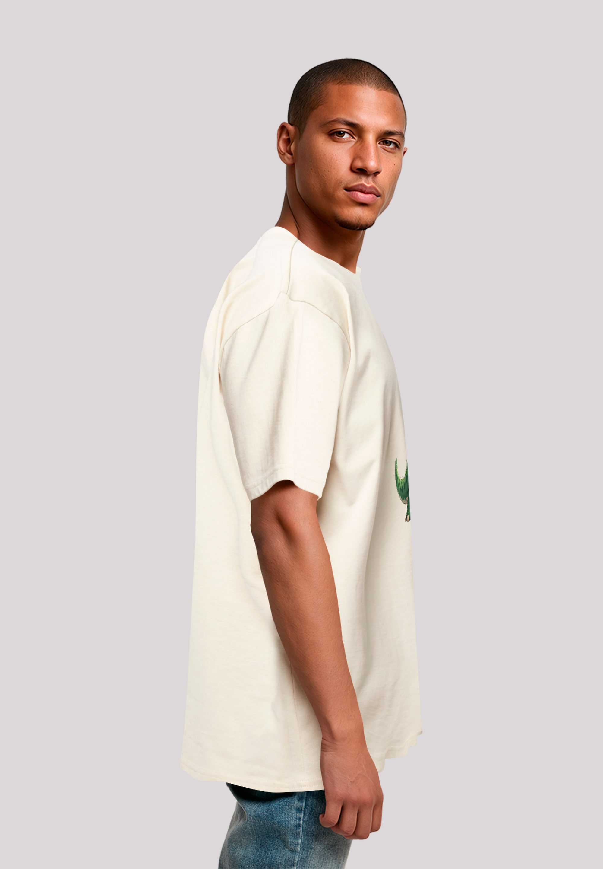 F4NT4STIC T-Shirt »Süßer grüner Dino«, Premium Qualität