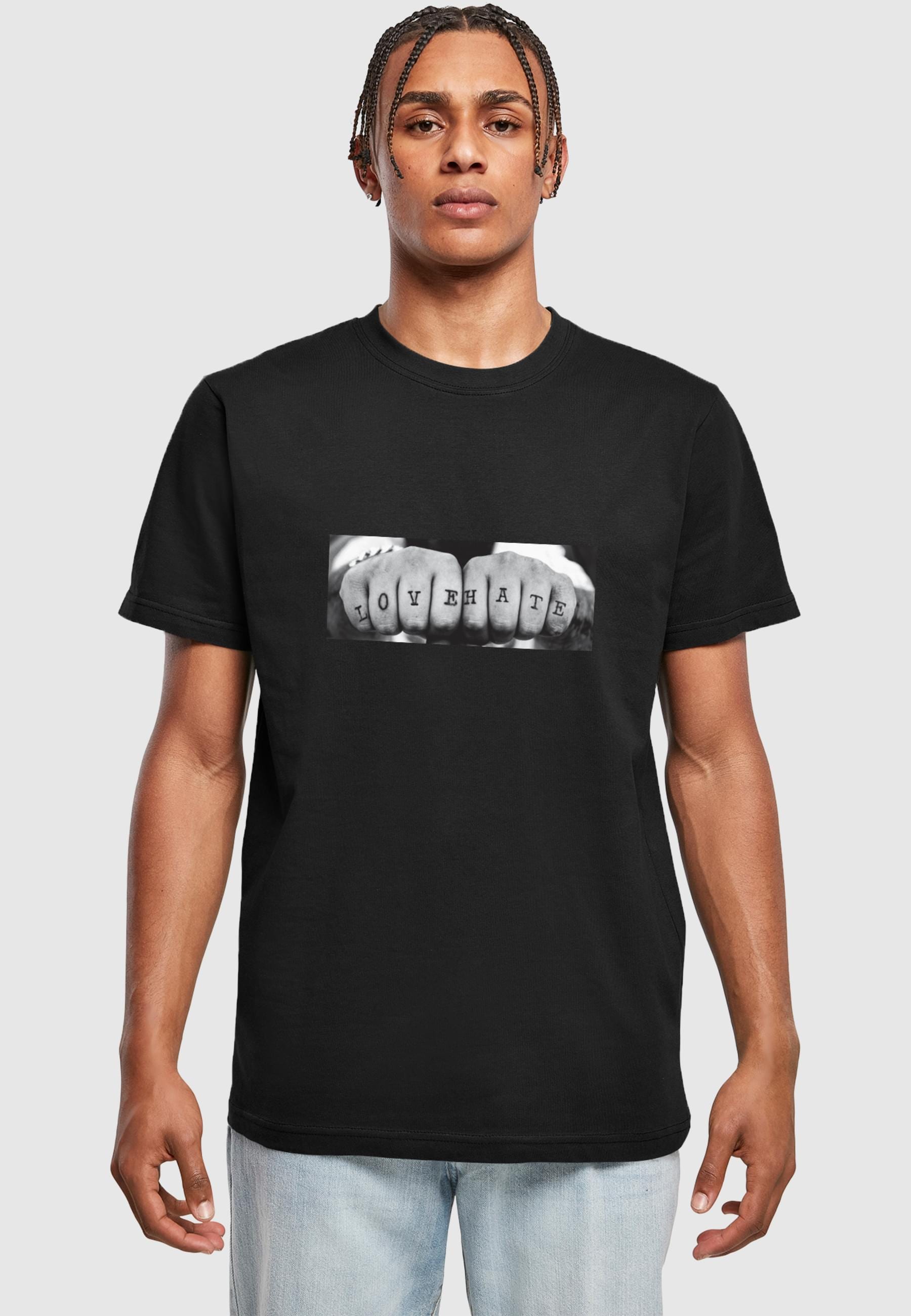 MisterTee T-Shirt »MisterTee Love Hate Tee«, (1 tlg.)