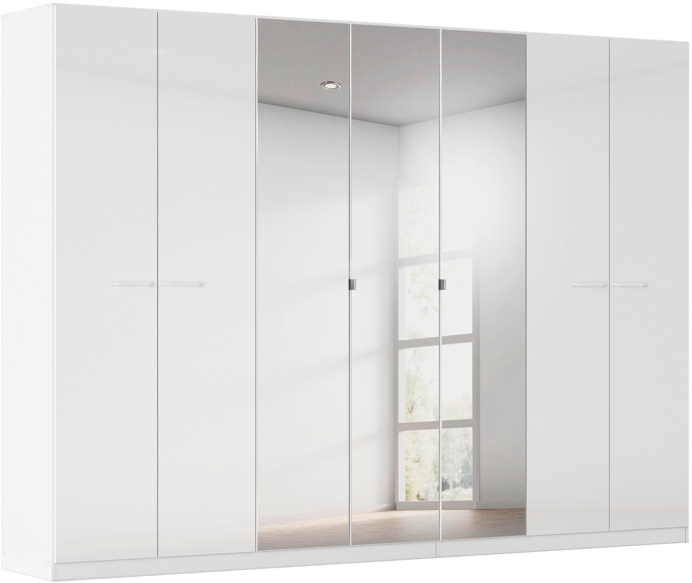 OTTO home Kleiderschrank "Mehrzweckschrank Aktenschrank Möbel Mietswohnung Schlafzimmer OTELI" erhältlich in Breiten 91-360 cm, ab Breite 136cm inkl. Innenschubladen, mit zusätzlichen Einlegeböden, optional mit Spiegel MADE IN GERMANY