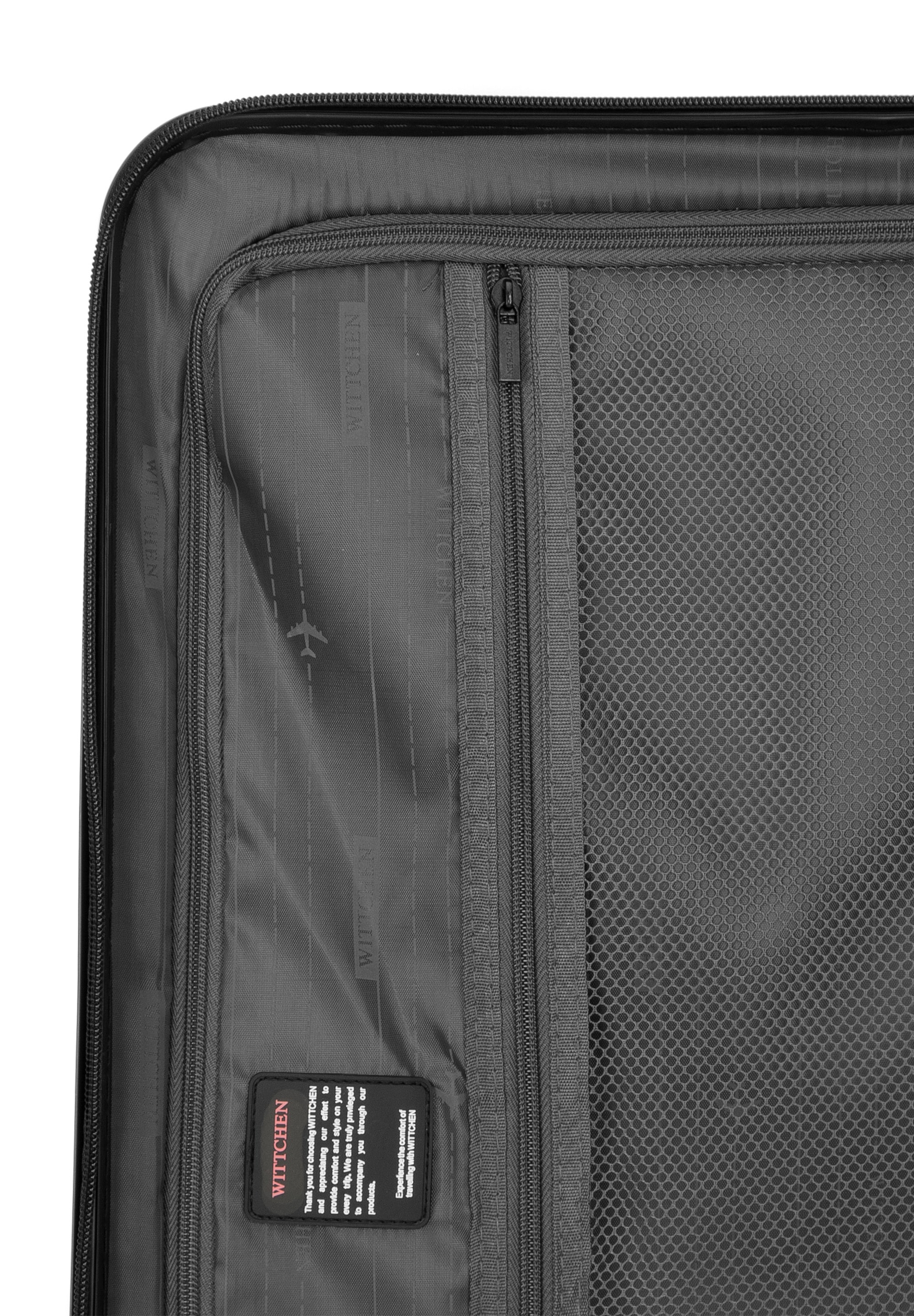 WITTCHEN Kofferset »Globe line«, Hohe Qualität und Luxusstandard