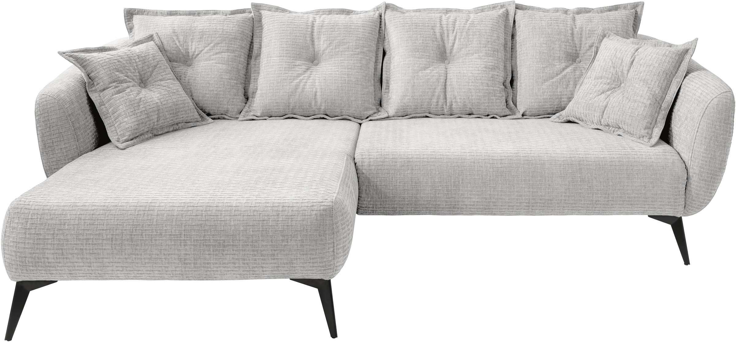 Home affaire Ecksofa "Baggio Stellmaße 277/162 cm, modern & elegant, hoher günstig online kaufen