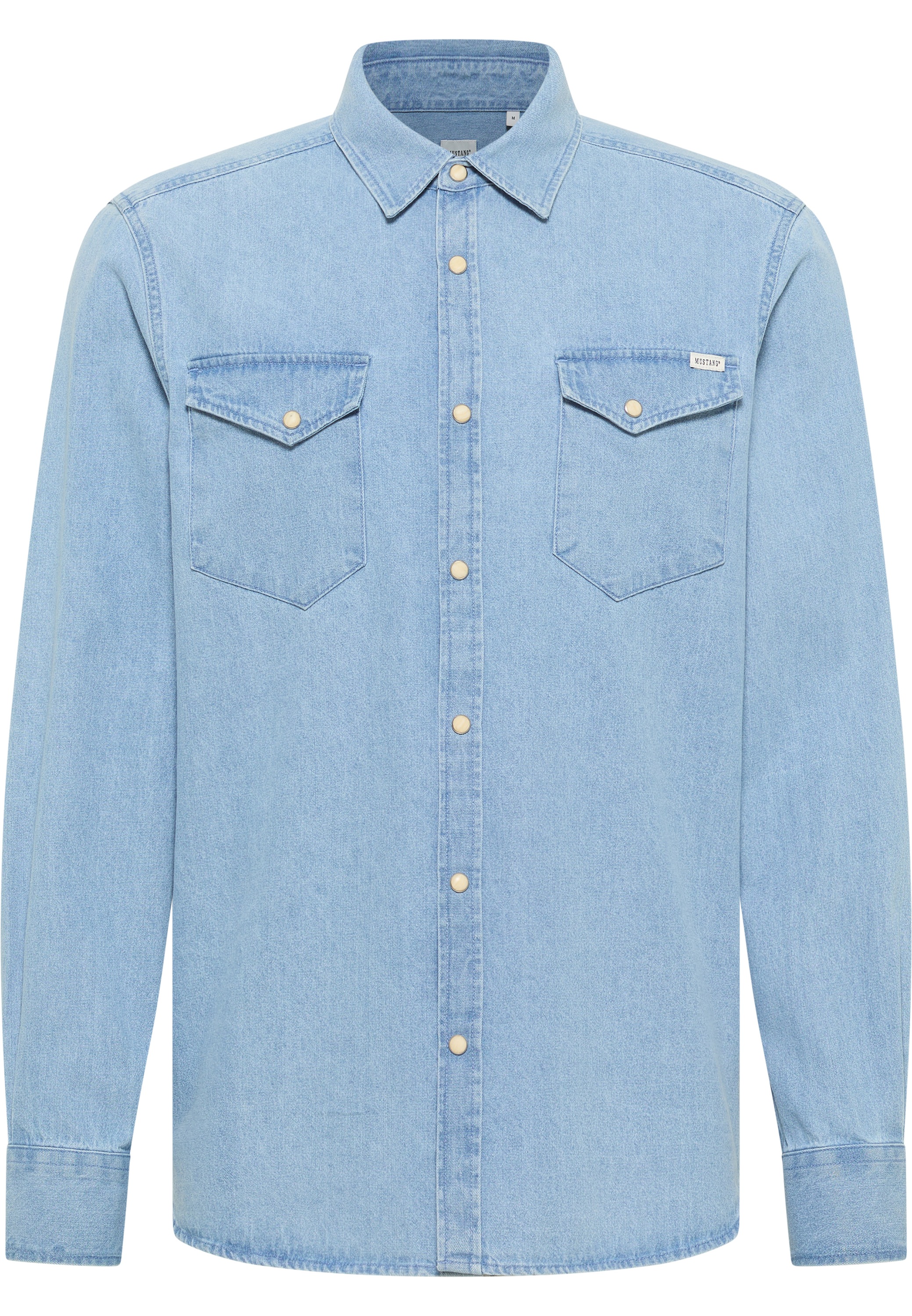 MUSTANG Langarmhemd "Herren Style Duver" günstig online kaufen