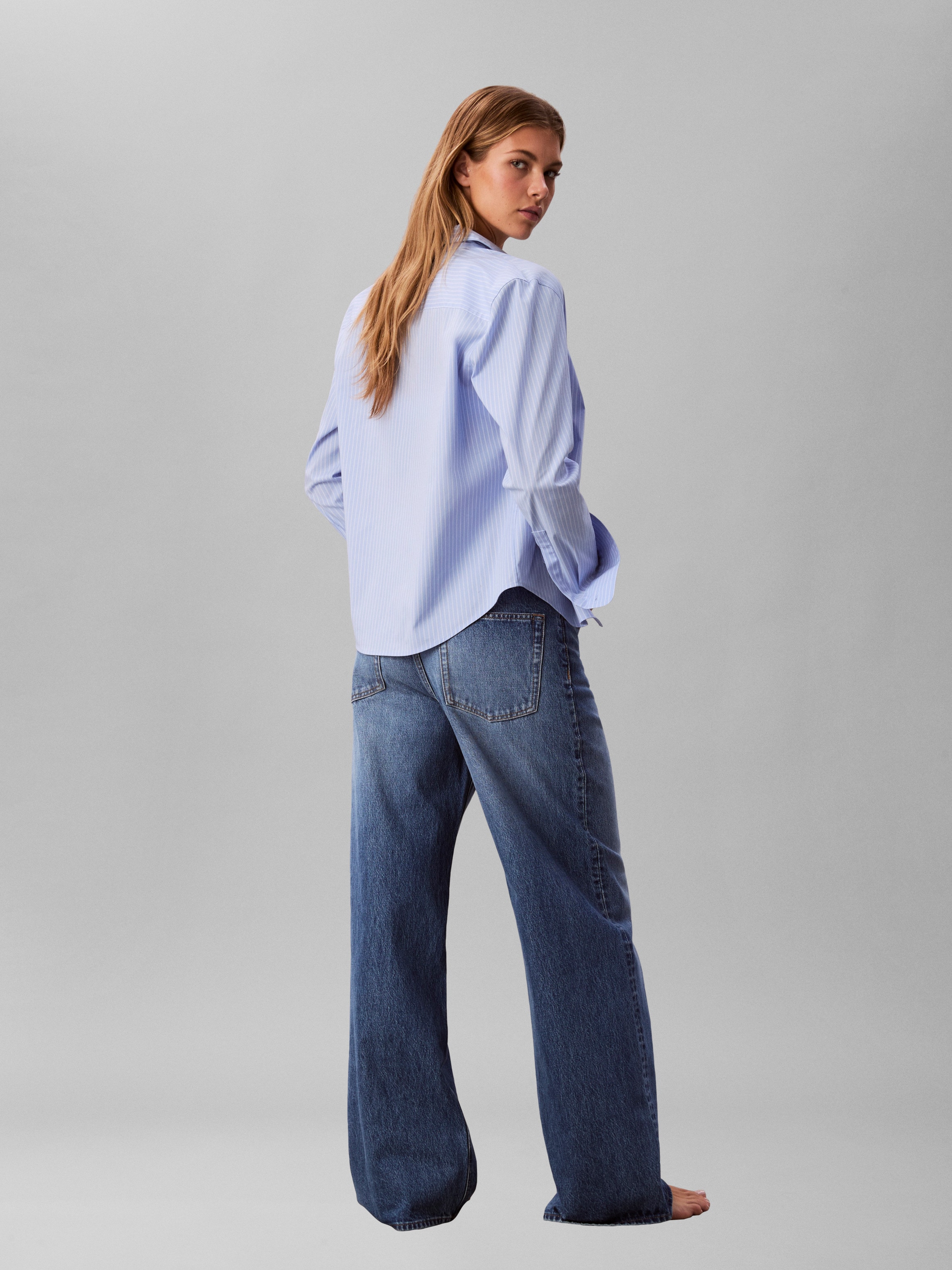 Calvin Klein Jeans Weite Jeans Wide-leg-Passform