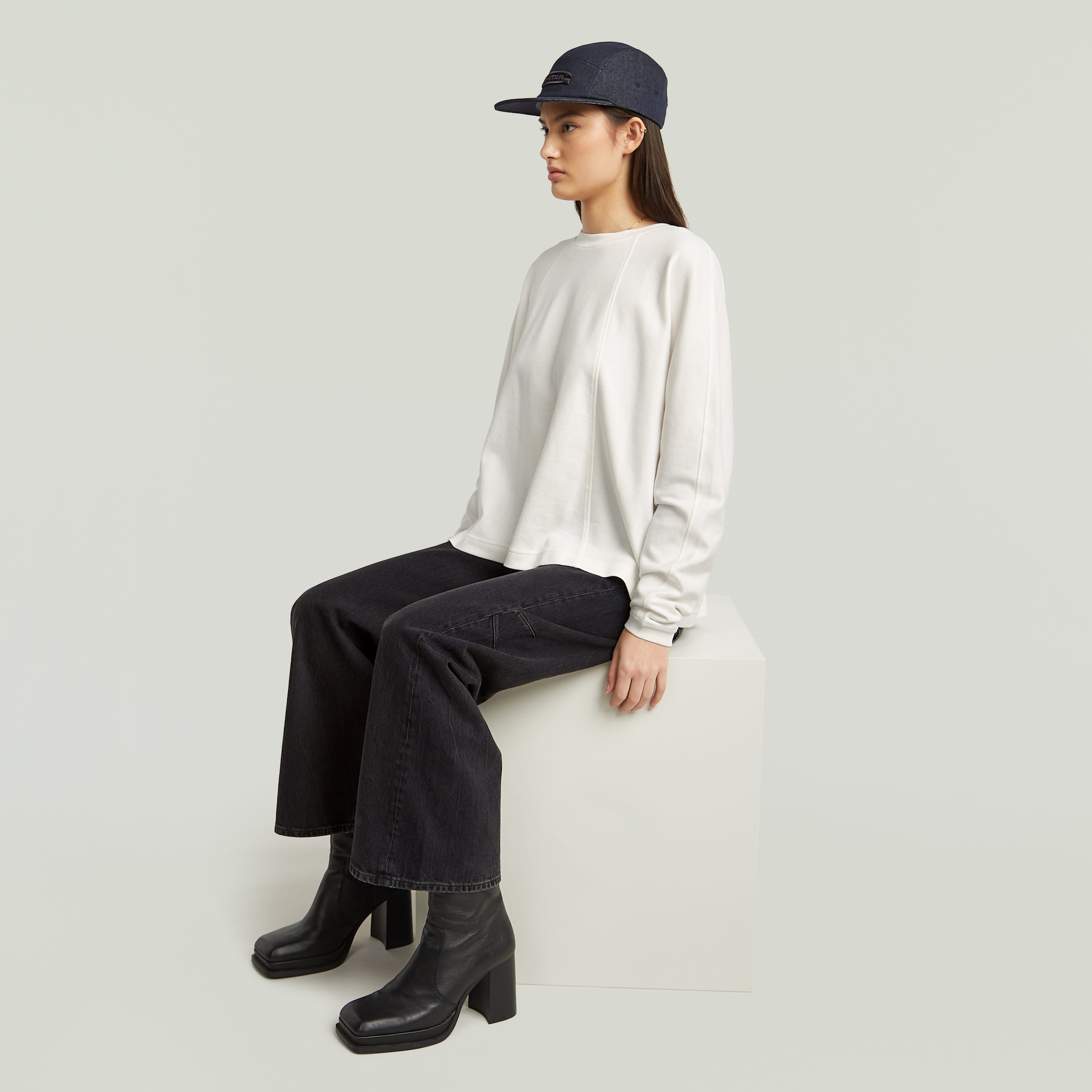 G-STAR Langarmshirt »A line«, im Oversized Fit