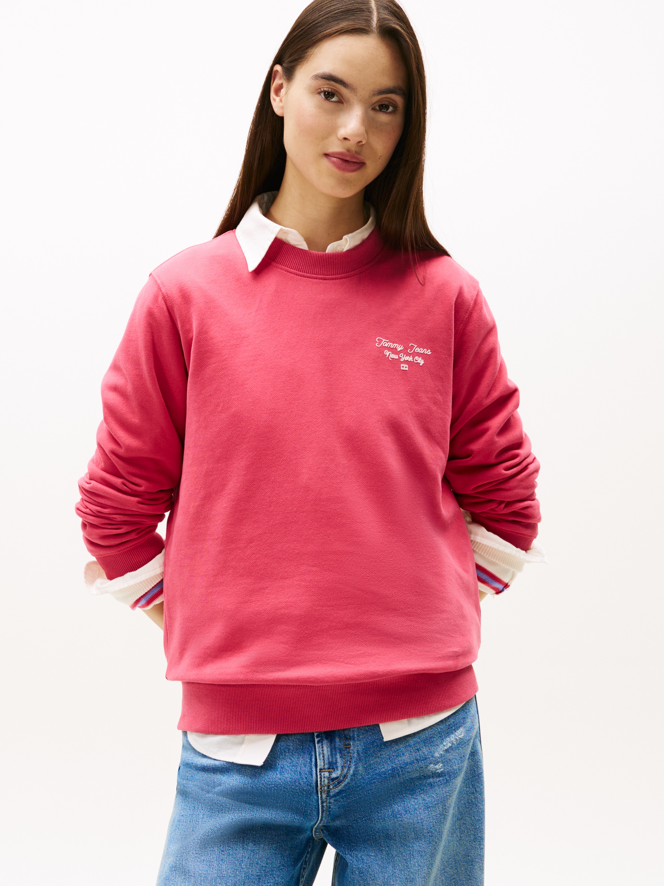 Tommy Jeans Sweatshirt "TJW REG ESS LOGO 1 CREW EXT" günstig online kaufen
