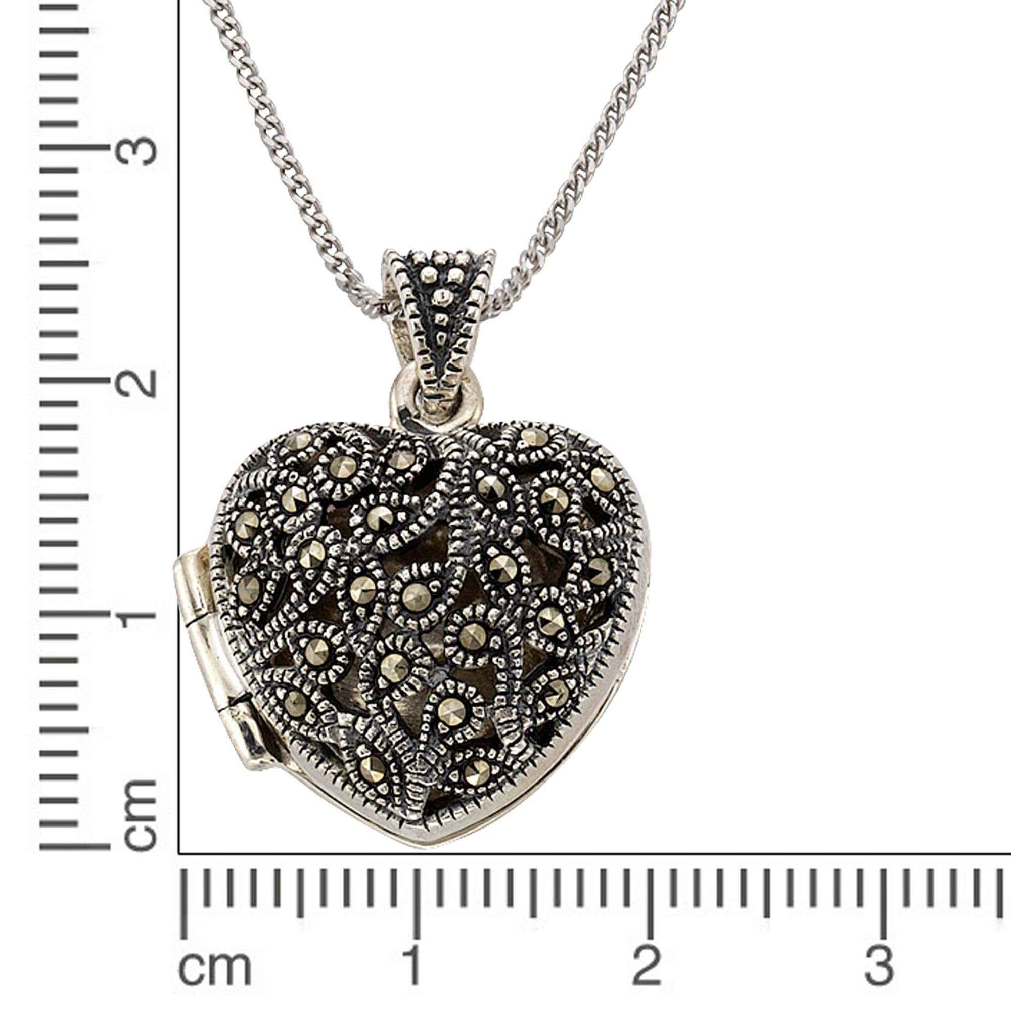 Zeeme Kette mit Anhänger »925/- Sterling Silber Markasit« kaufen | BAUR