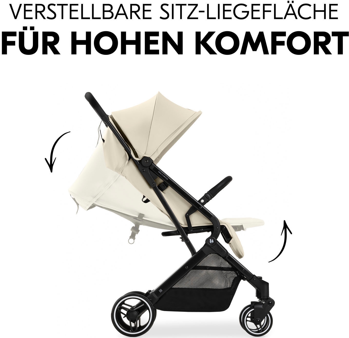 Hauck Kinder-Buggy »Travel N Care Plus Buggy, vanilla«, 22 kg