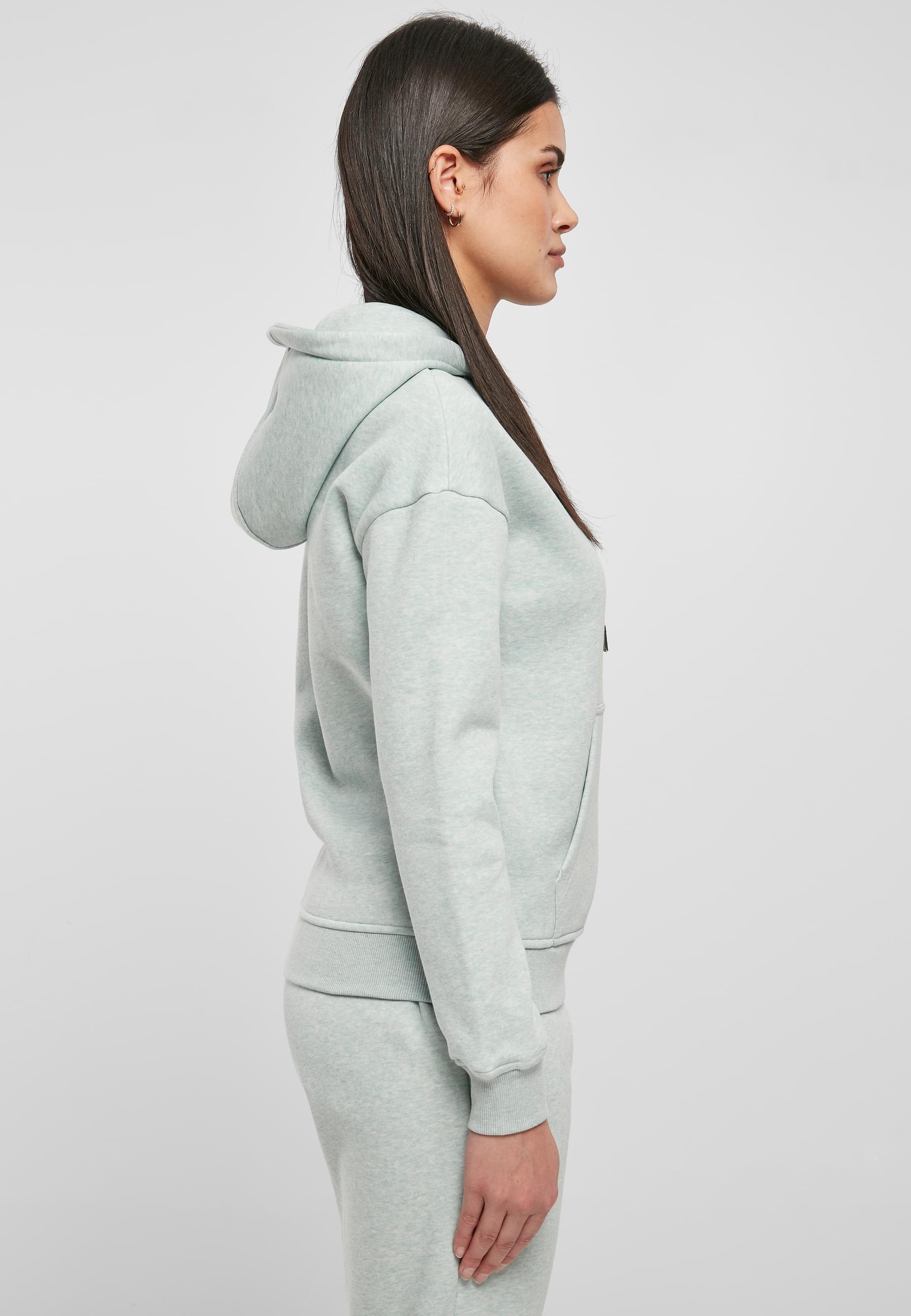 URBAN CLASSICS Kapuzenpullover »Urban Classics Damen Ladies Color Melange Hoody«, (1 tlg.)