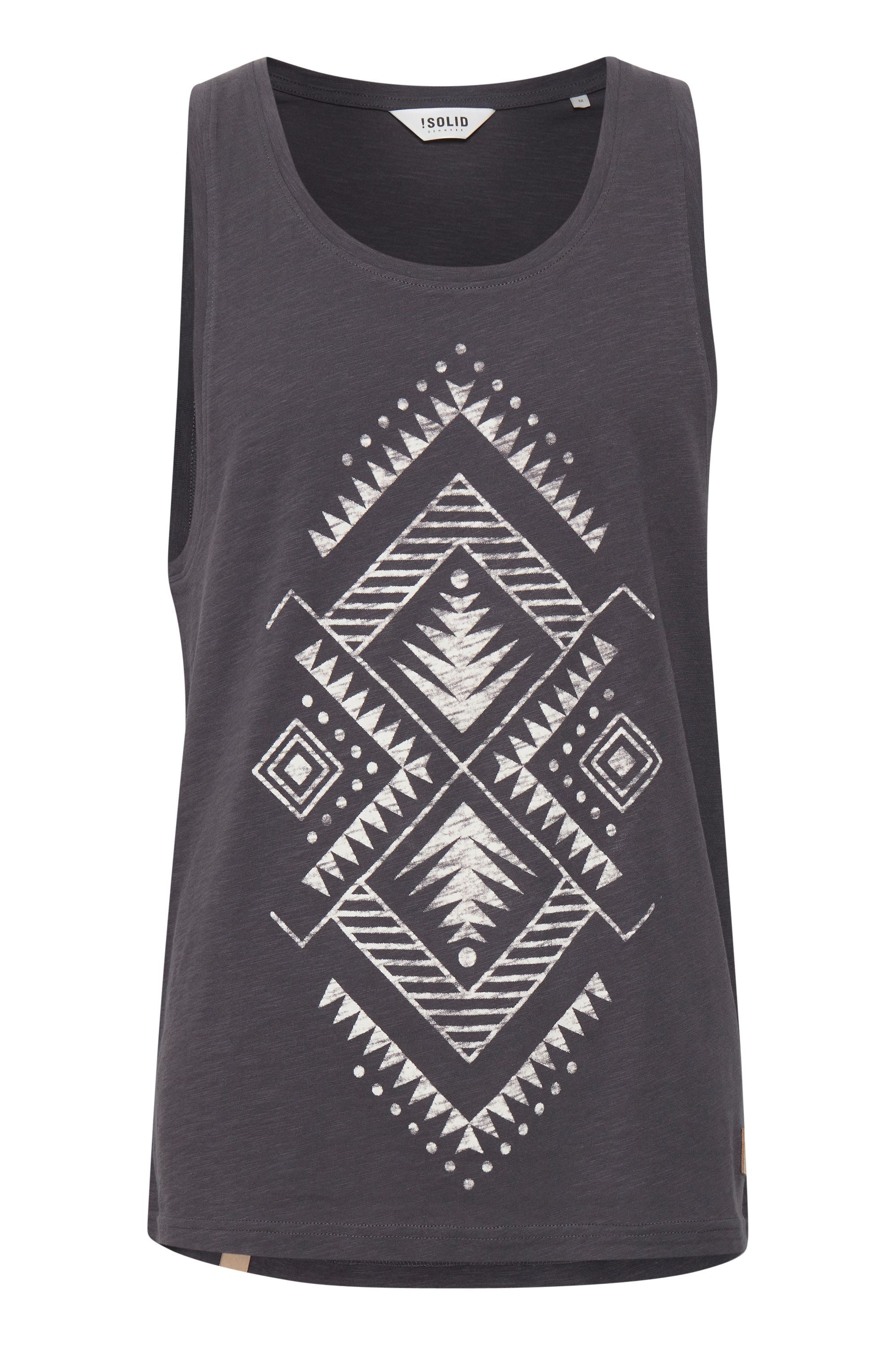 SOLID Herren Longtop "Tanktop SDIsaak", grau, Gr. L, Obermaterial: 100% Baumwolle CO., Tops