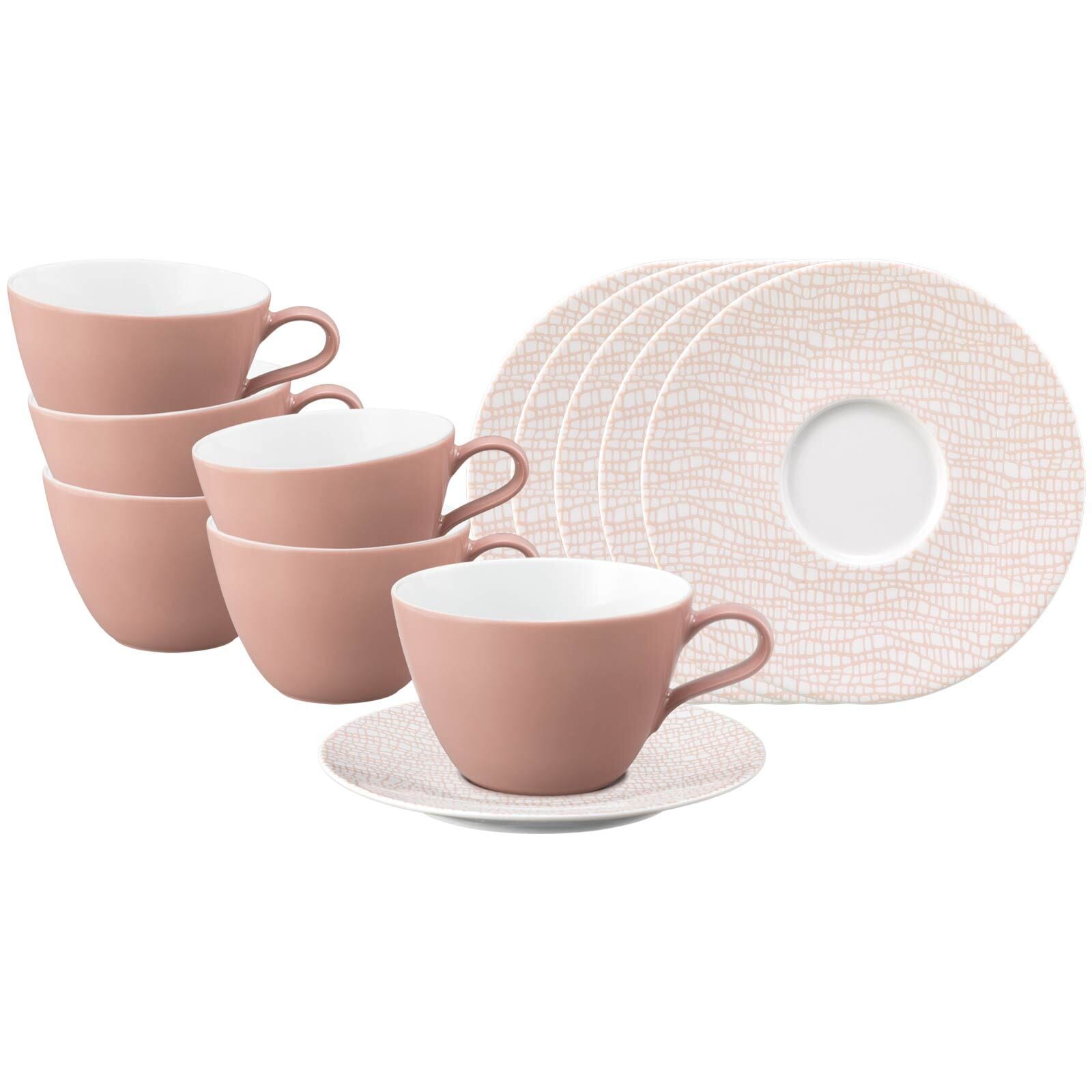 Seltmann Weiden Tasse "Milchkaffeetassen mit Untertassen Life Fashion 370 m günstig online kaufen