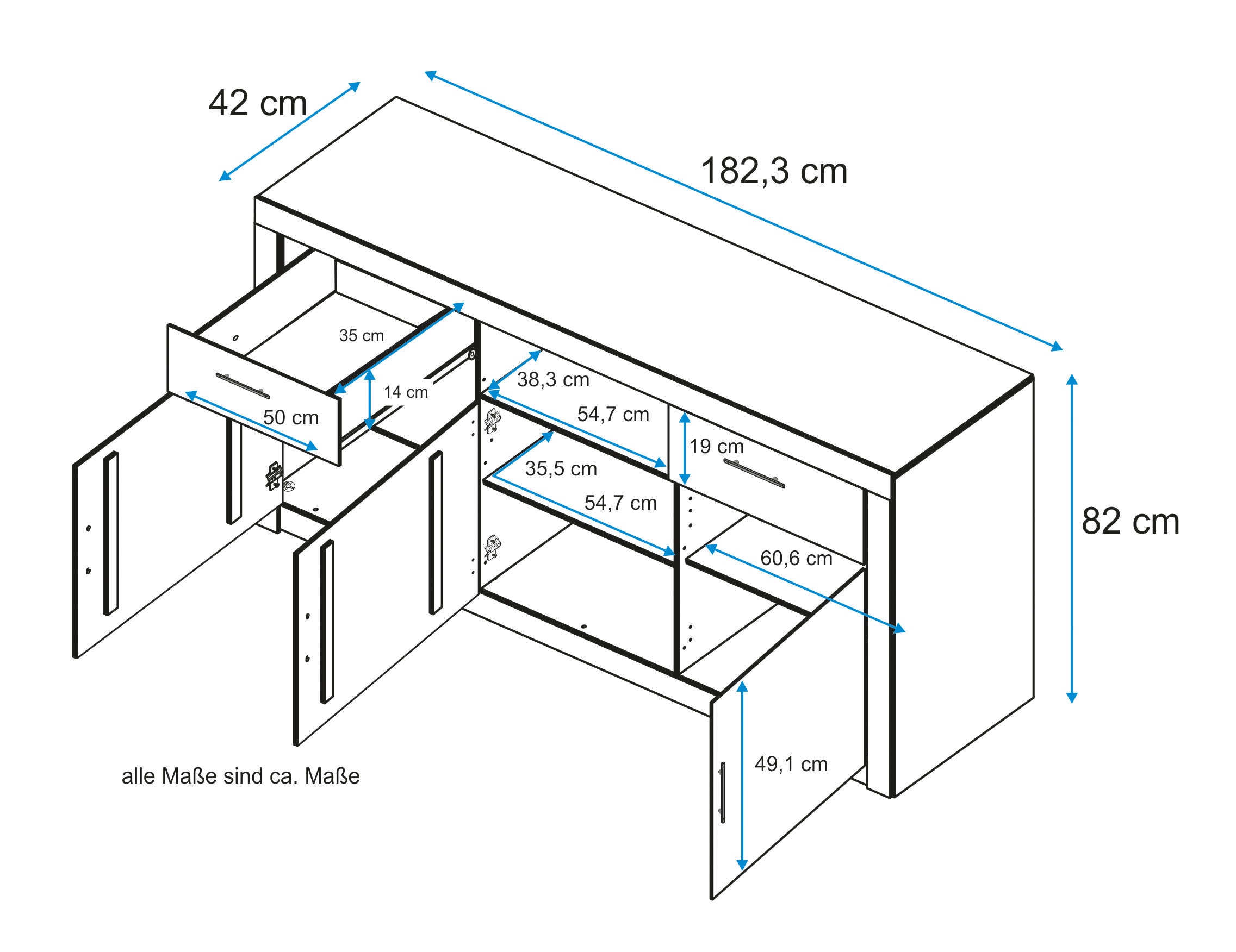 VOGL Möbelfabrik Sideboard