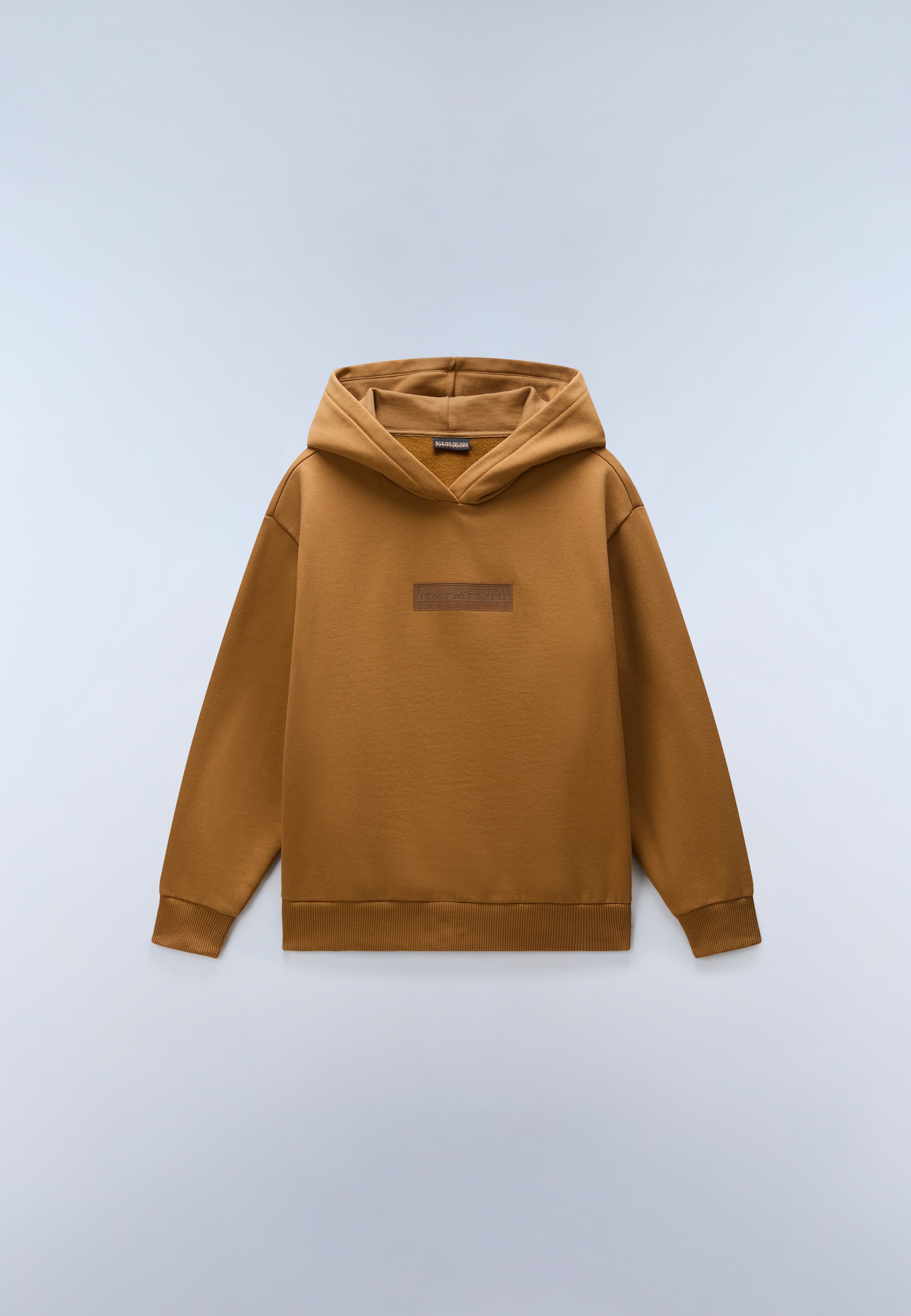 Napapijri Kapuzensweatshirt »K B-NEW BOX LOGO H W BLU MARINE«, mit Rundhalsausschnitt, aus Baumwolle und Polyester, in normaler Länge
