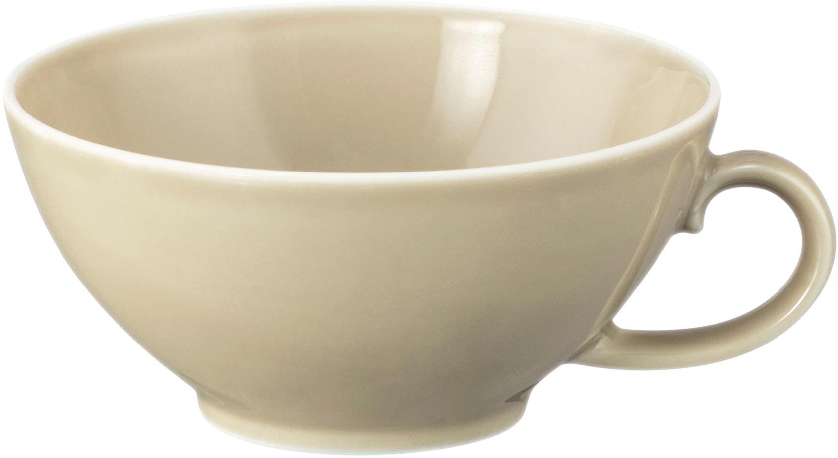 Seltmann Weiden Teeservice »Geschirr-Set Beat«, (Set, 18 tlg., 6 x Teeobertasse, 6 x Kombi-Untertasse klein, 6 x Brotteller), Teller, Tassen, Untertassen, Rillendekor, 18 Teile, für 6 Personen