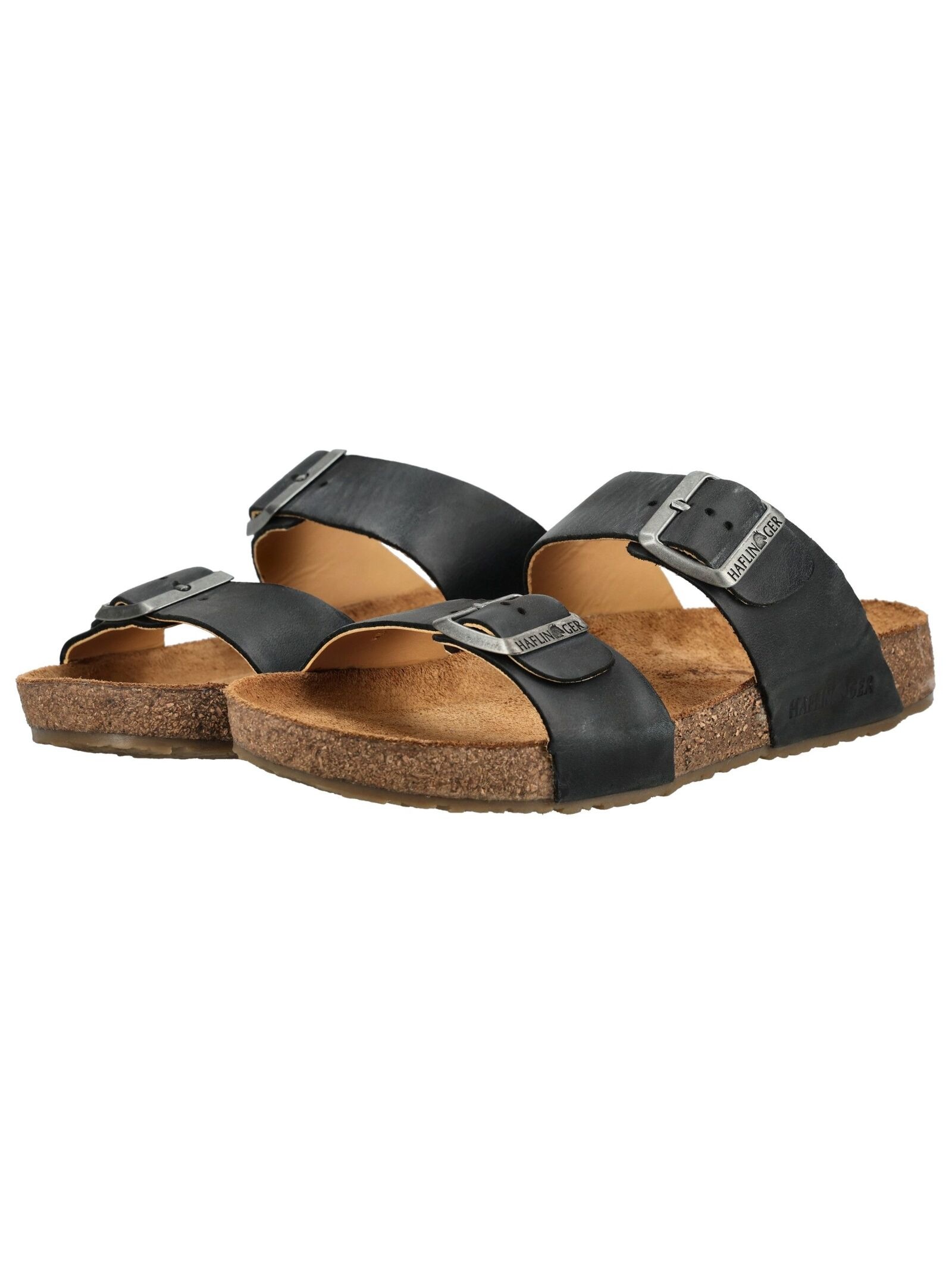 Haflinger Slipper Leather Black 40 3