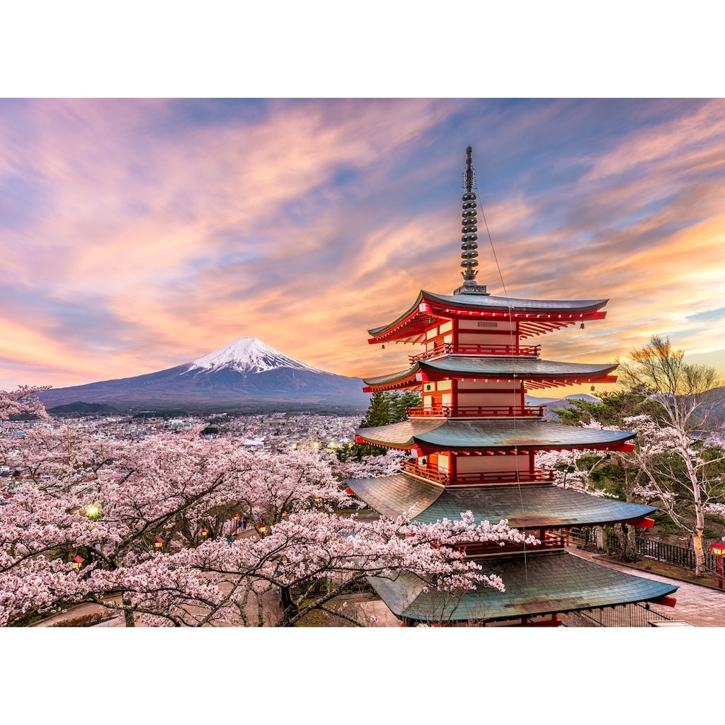Papermoon Fototapete »Fujiyoshida Chureito Pagoda Japan«