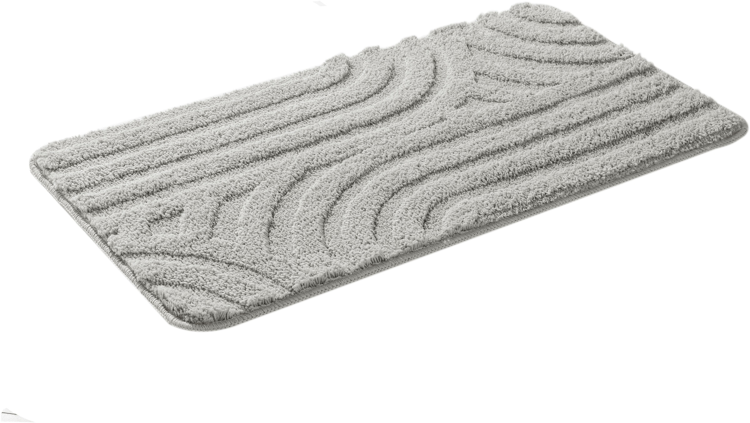 my home Badematte "Sanremo Scandi, Badvorleger, Badezimmer Teppich, Duschvo günstig online kaufen