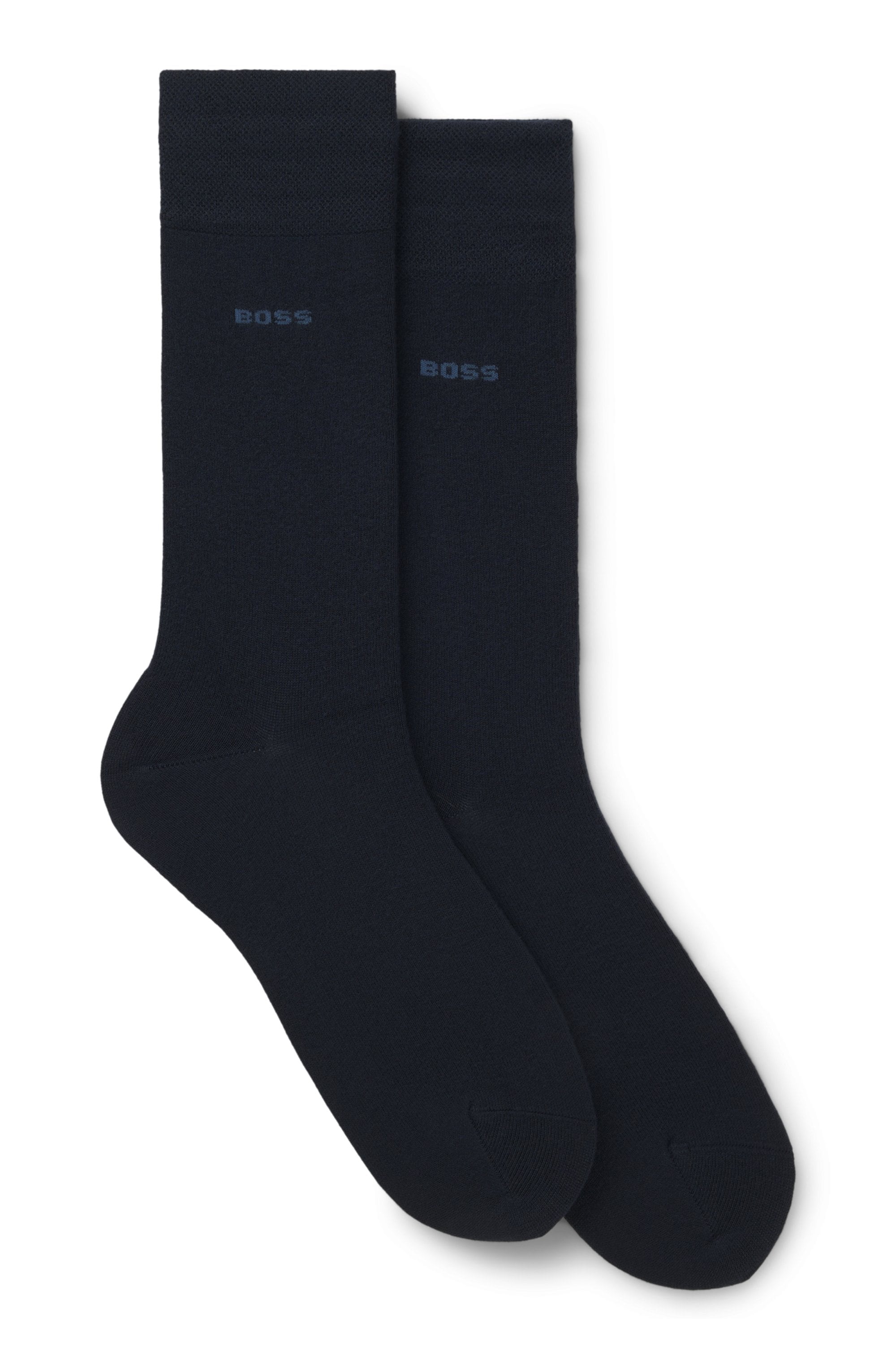 BOSS Businesssocken "2P RS Bamboo 1027" Packung, 2 Stk. tlg. mit Strickbünd günstig online kaufen