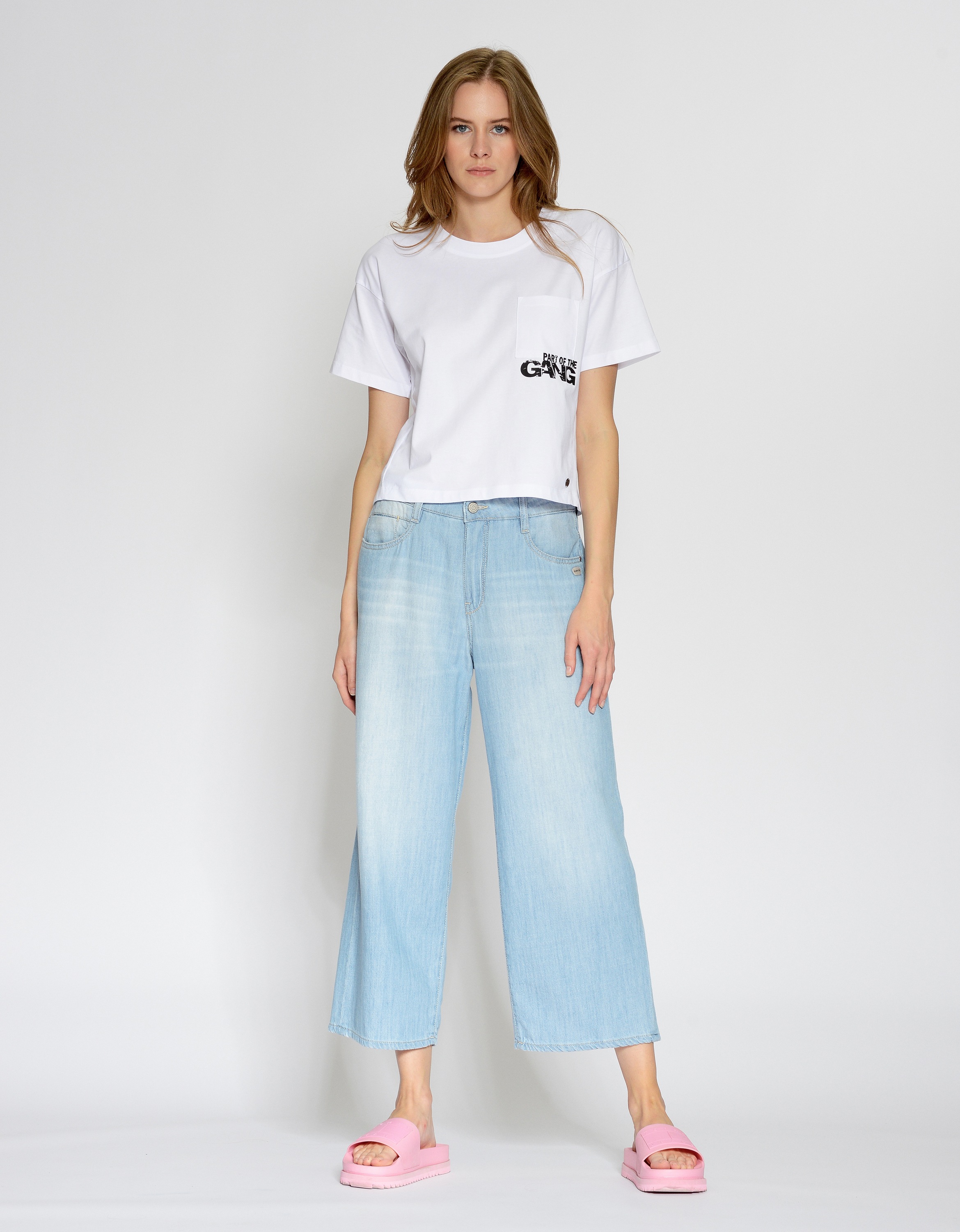 GANG Weite Jeans "GANG Jeans Wide Fit 94CAROL CULOTTE" günstig online kaufen