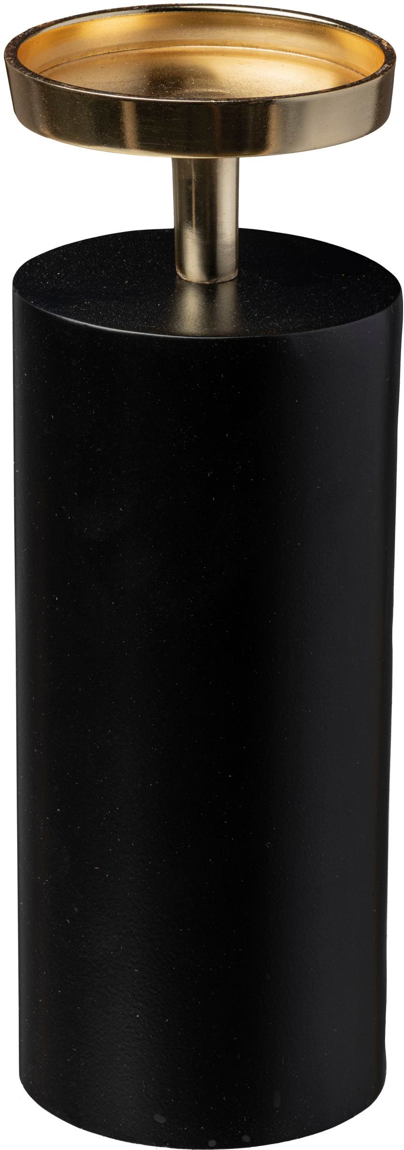 OTTO home Kerzenhalter "Stumpenkerzenhalter Azlynn" aus Aluminium, mit gold günstig online kaufen