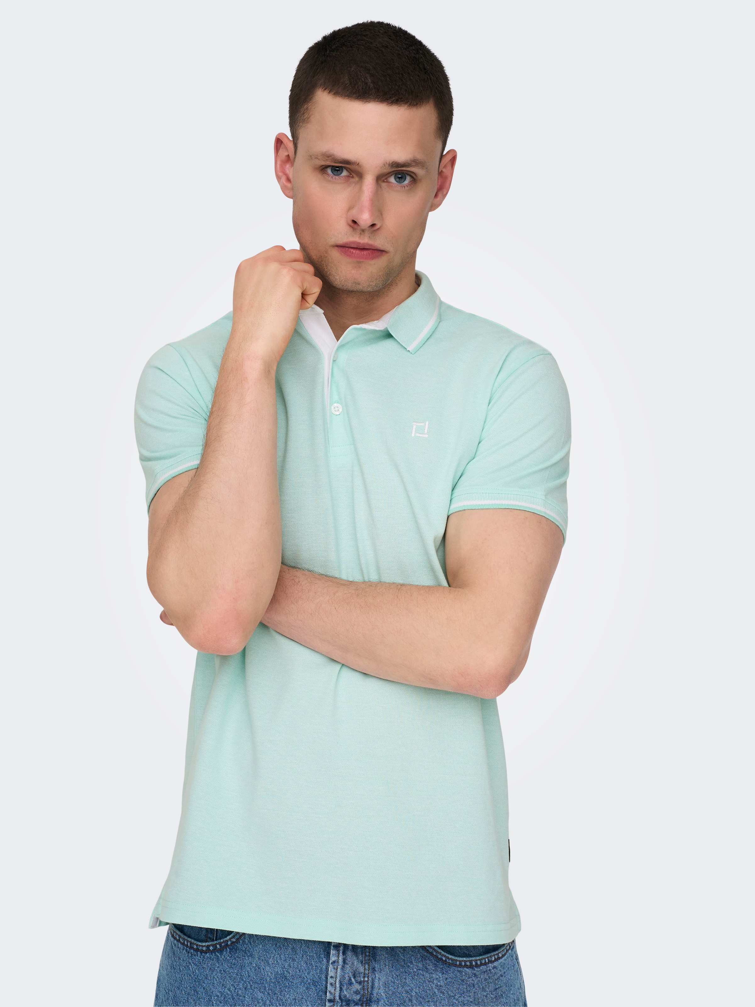 ONLY & SONS Poloshirt "ONSFLETCHER SLIM SS POLO NOOS" günstig online kaufen