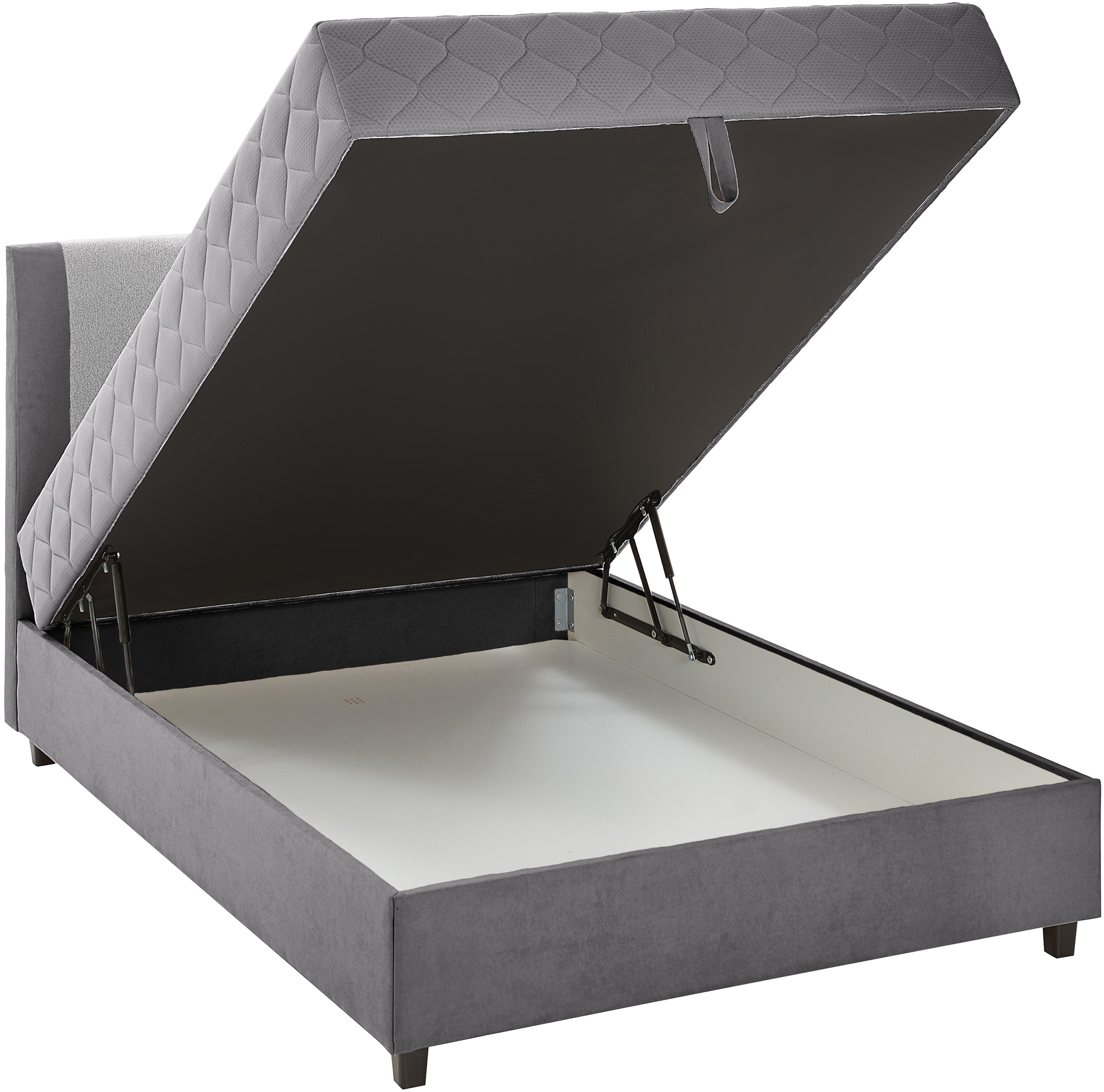 ATLANTIC home collection Boxbett »Borgholm«, mit Taschen-Federkernmatratze, Bettkasten und Absetzung im Kopteil