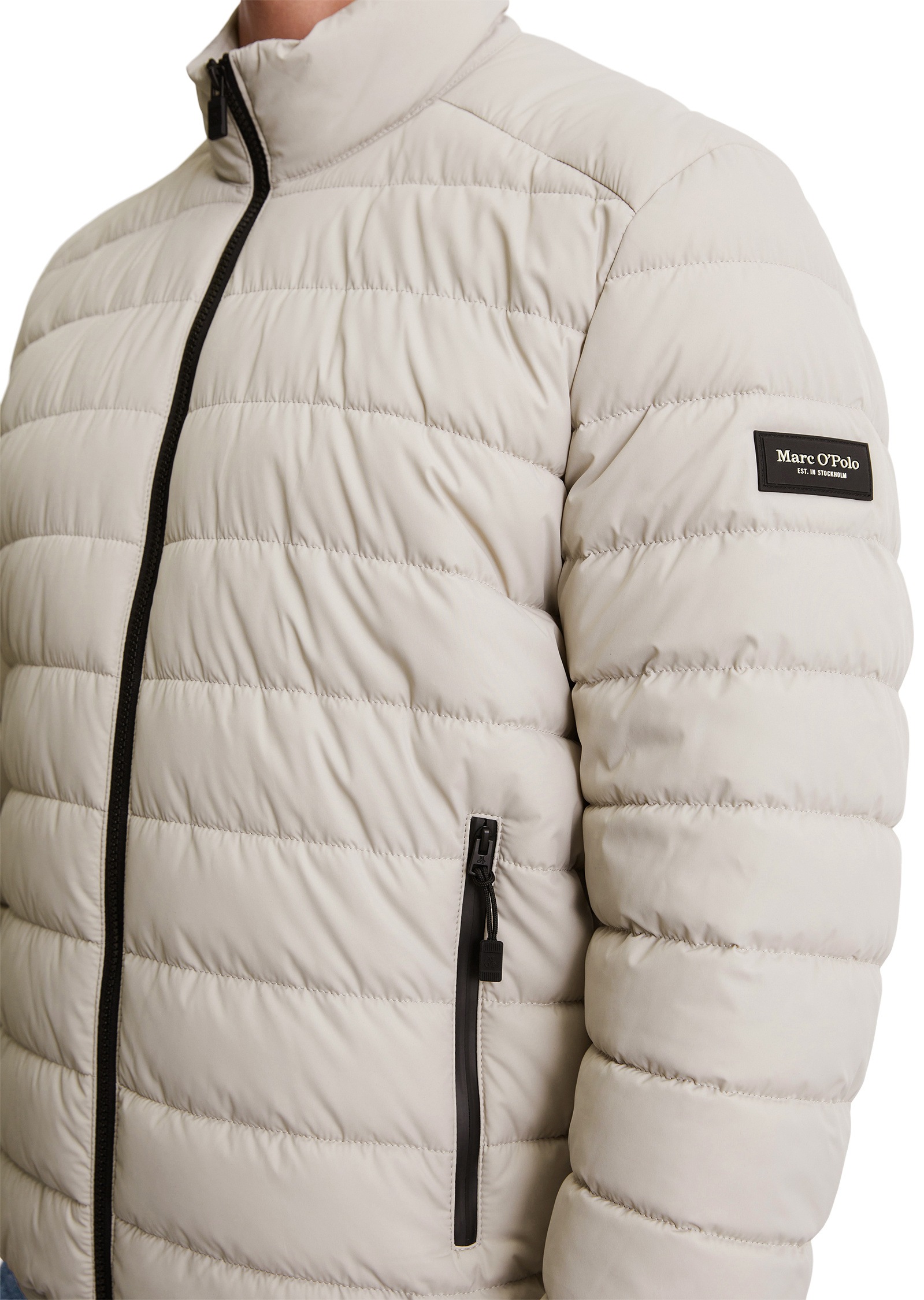Marc O'Polo Outdoorjacke »aus recyceltem Performance-Polyester«, ohne Kapuze