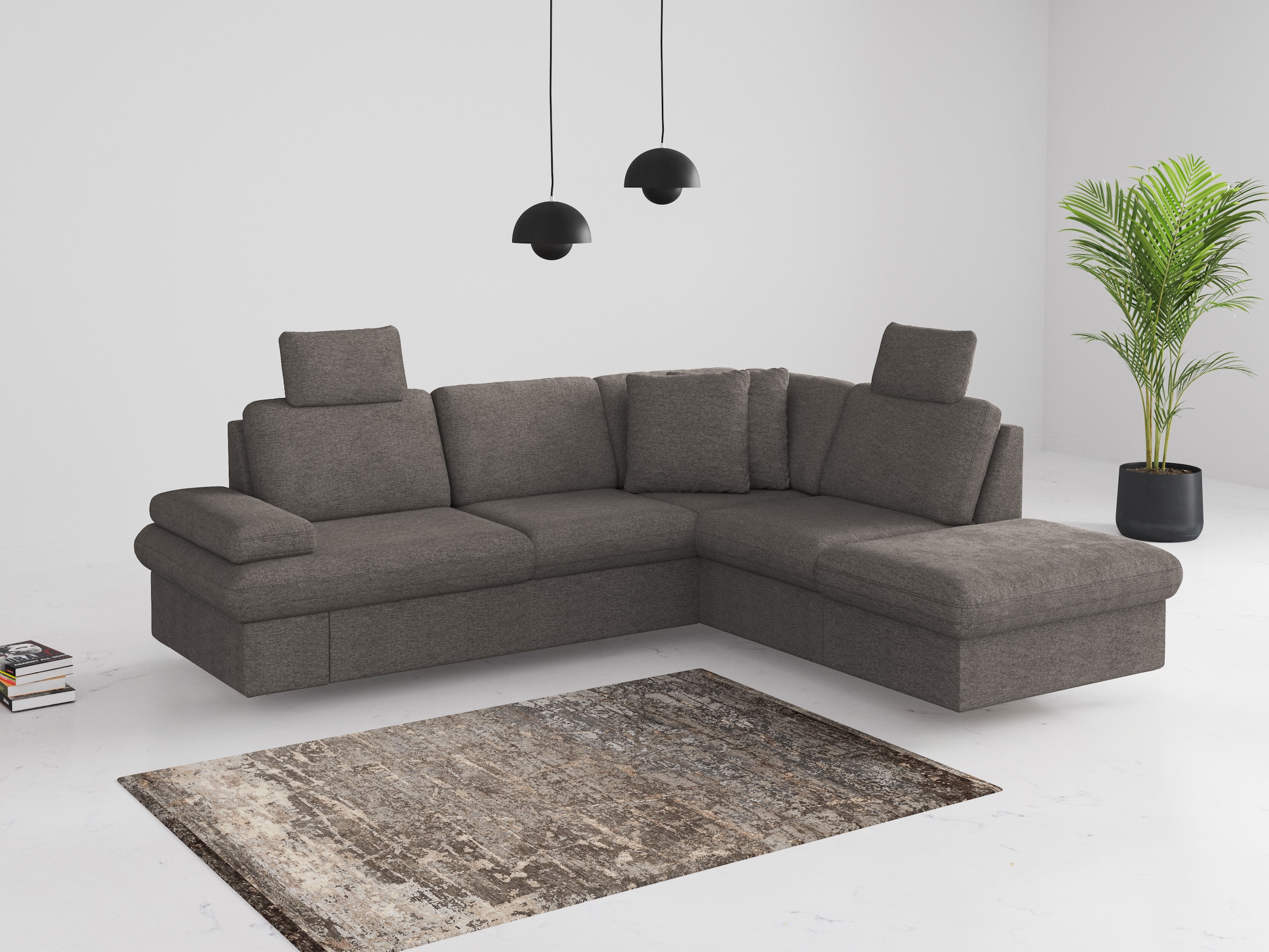 sit&more Ecksofa "Moreno", mit Armteilverstellung,wahlweise mit Bettfunktio günstig online kaufen
