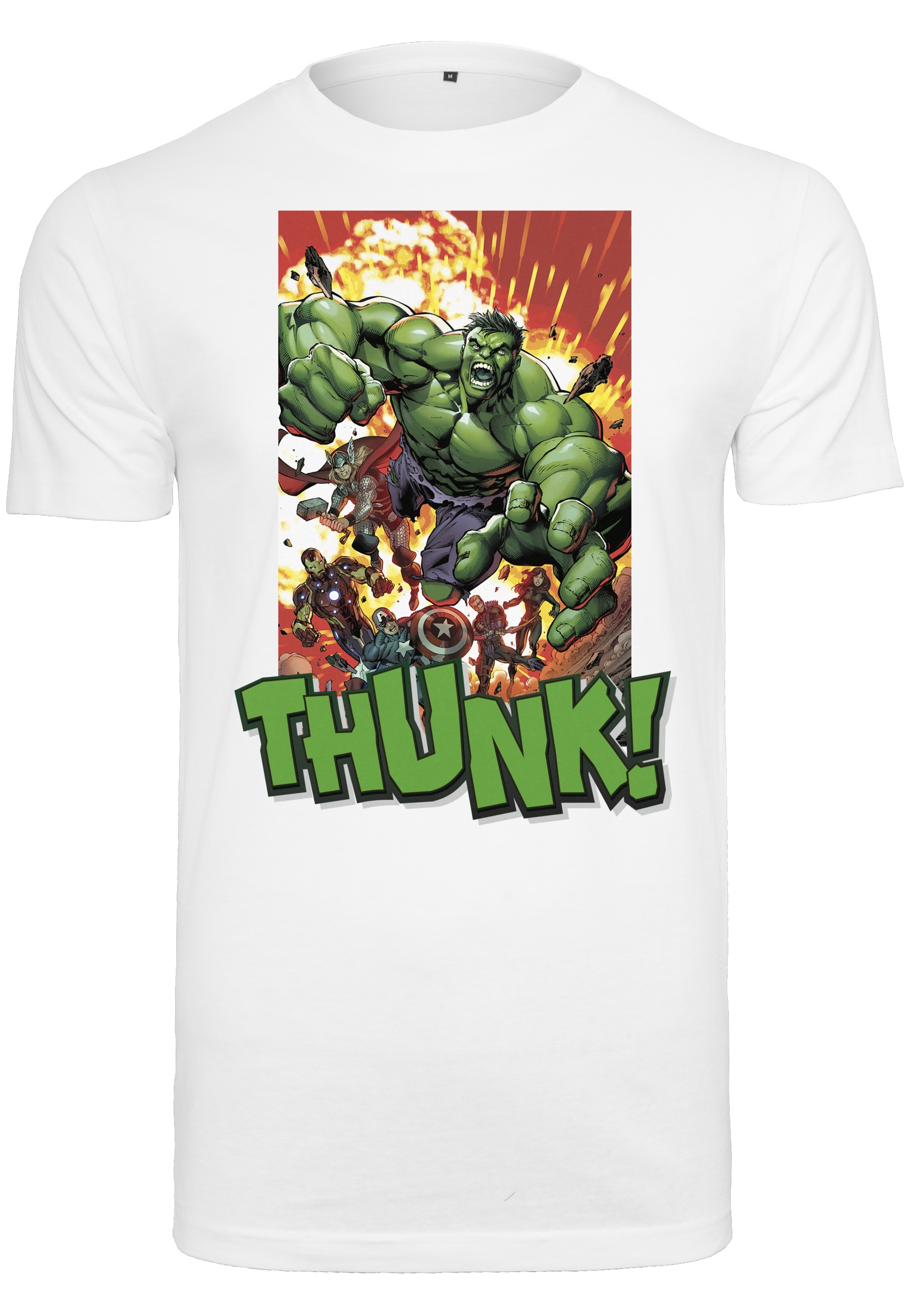Merchcode T-Shirt "Merchcode Herren Avengers Explosion Tee" 1 Stk.
