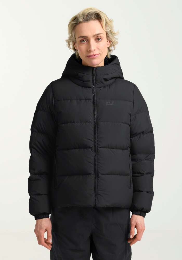 Jack Wolfskin Daunenjacke "FROZEN PALACE JKT W RDS" mit Kapuze Daunenjacke, warm, winddicht