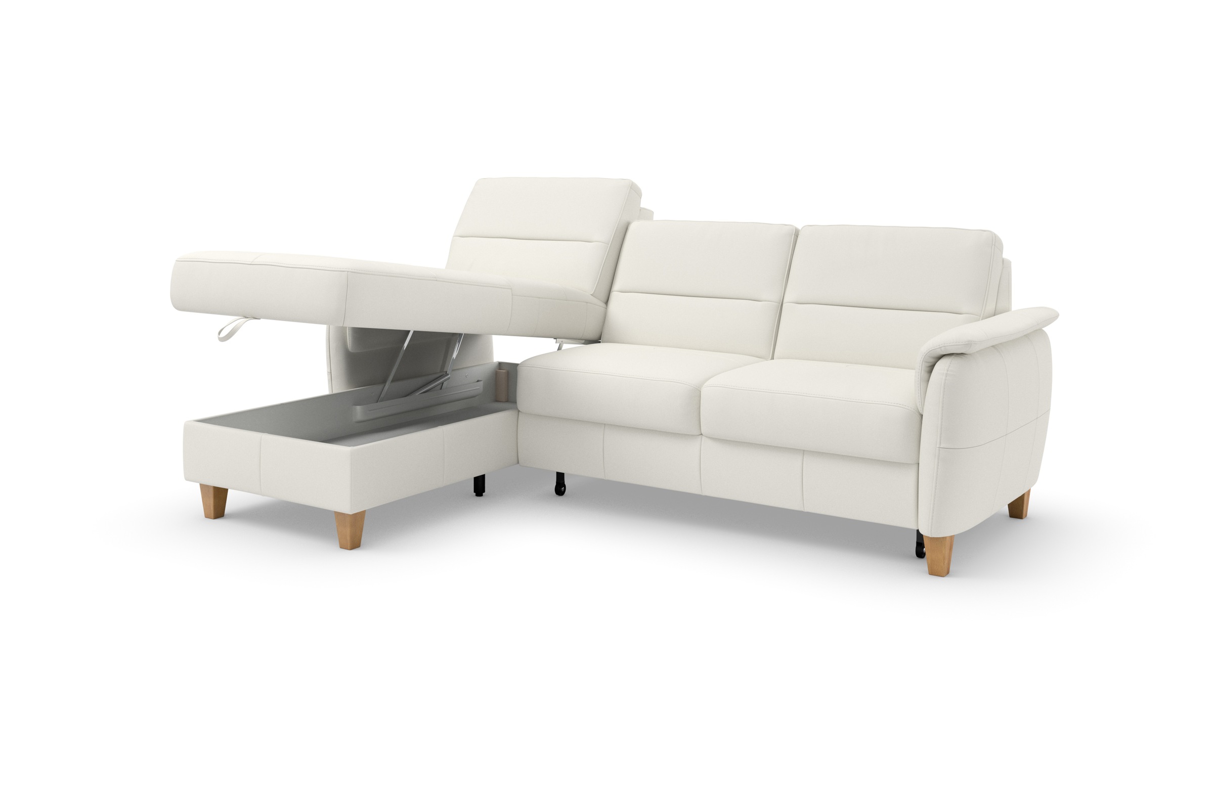 Home affaire Ecksofa »Palmera L-Form«, Federkern, wahlweise mit Bettfunktion und mit/ohne Bettkasten