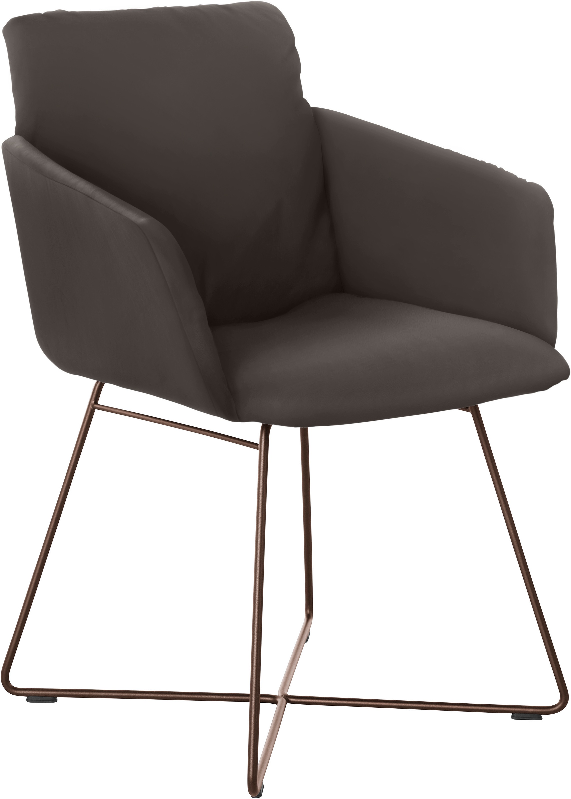 W.SCHILLIG Armlehnstuhl "jakob" () mit Drahtrohrgestell in Bronze pulverbes günstig online kaufen