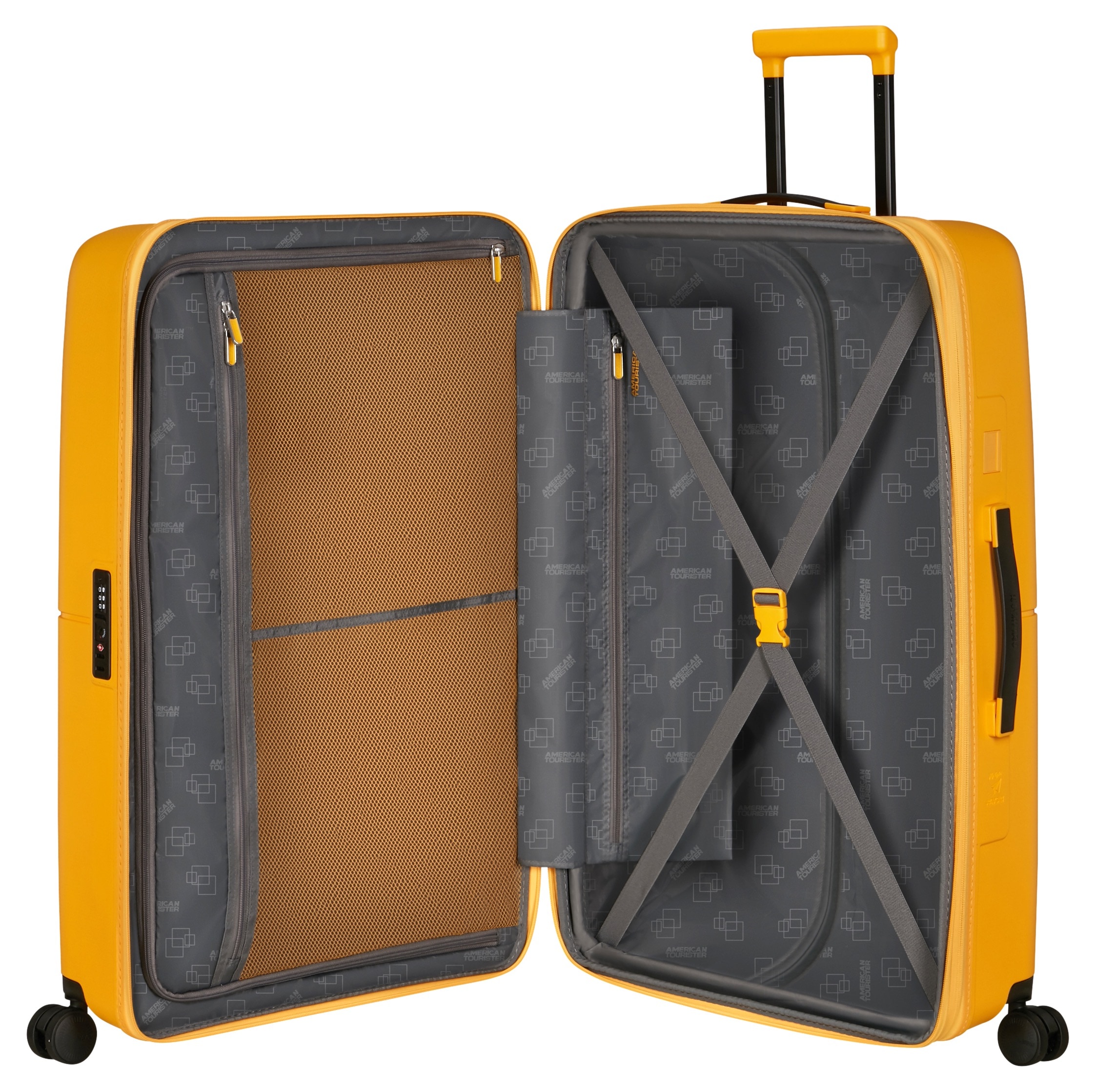 American Tourister® Hartschalen-Trolley »DASHPOP 77«, 4 St. Rollen, Koffer groß Reisekoffer TSA-Zahlenschloss Aufgabegepäck