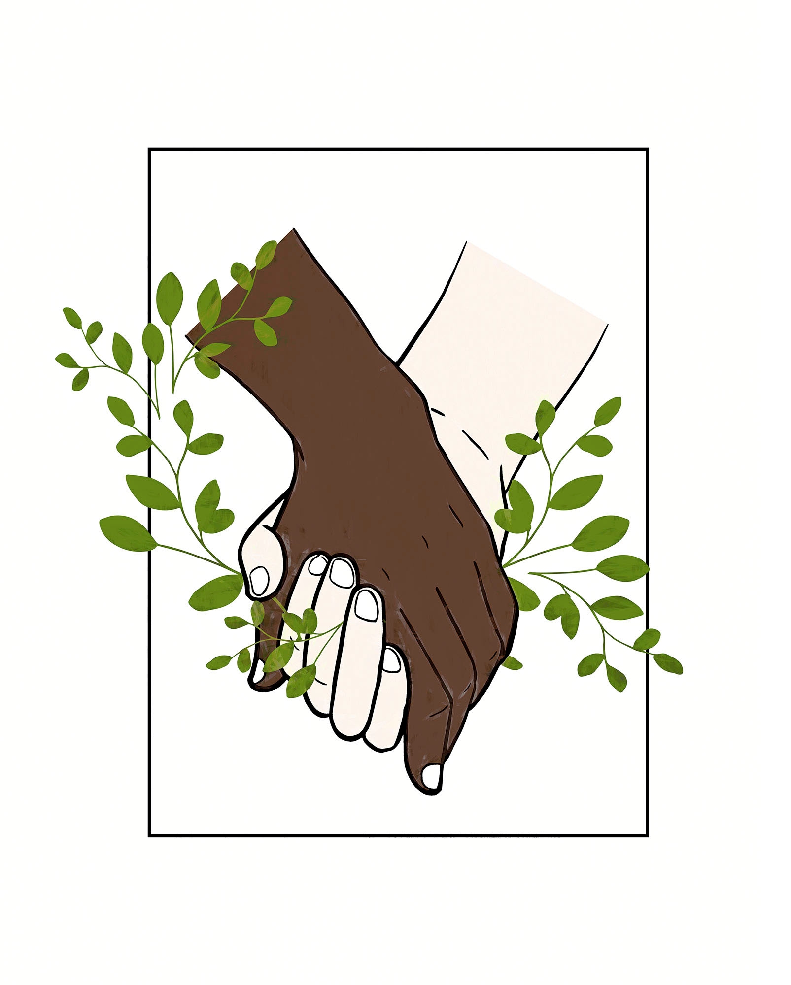 Komar Bild "Loving people" Natur 1 Stk. tlg. Wandbild zur Dekoration - ohne günstig online kaufen