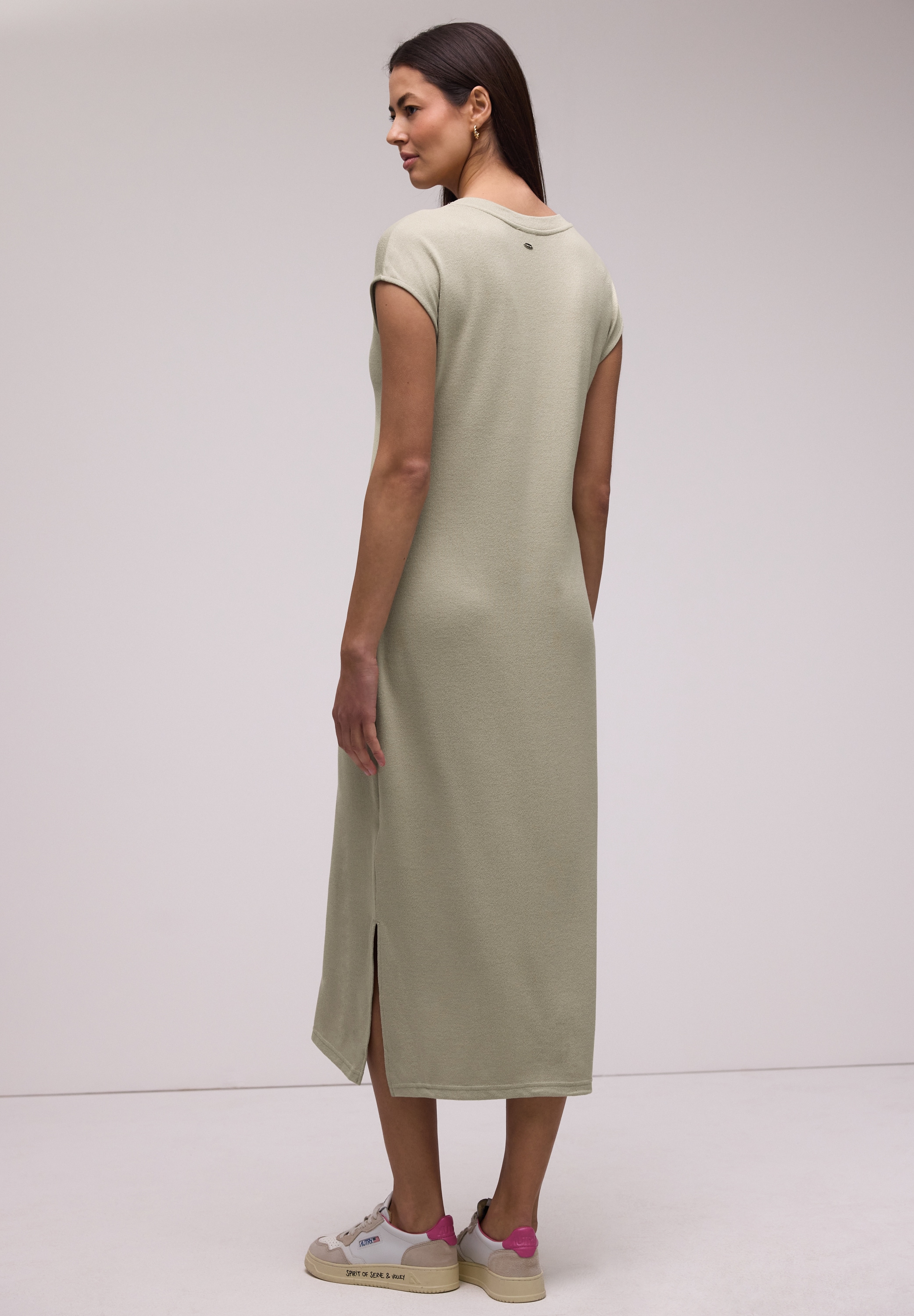 STREET ONE Midikleid Ohne Taschen soft und trageangenehm
