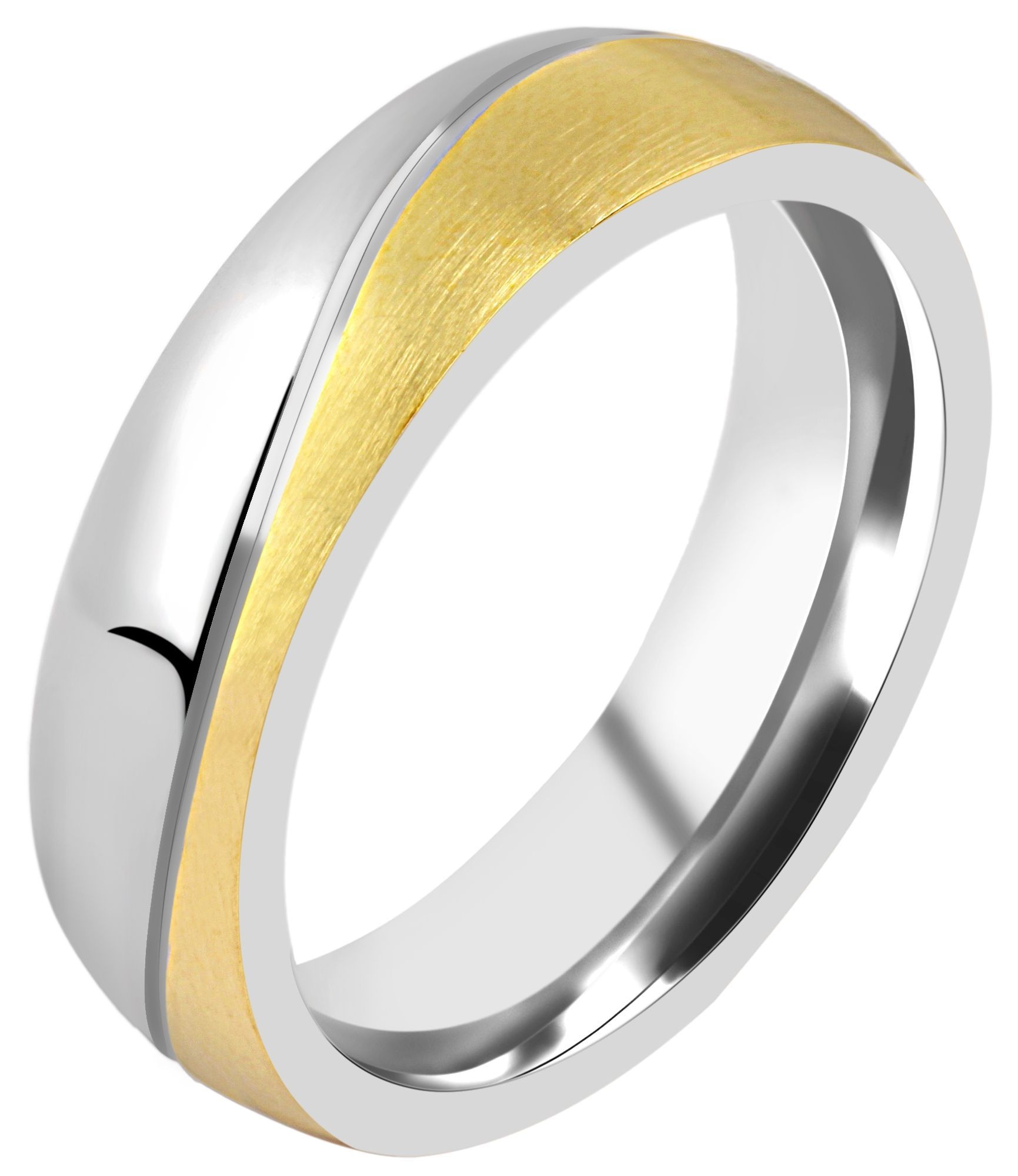 Fingerring ADELIA´S "Herren Ring aus Edelstahl" Gr. 64, silber, Fingerringe, Herren, 64, Edelstahl, Fingerring 6