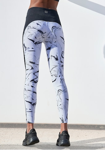 Leggings »-Sporthose White Marble«