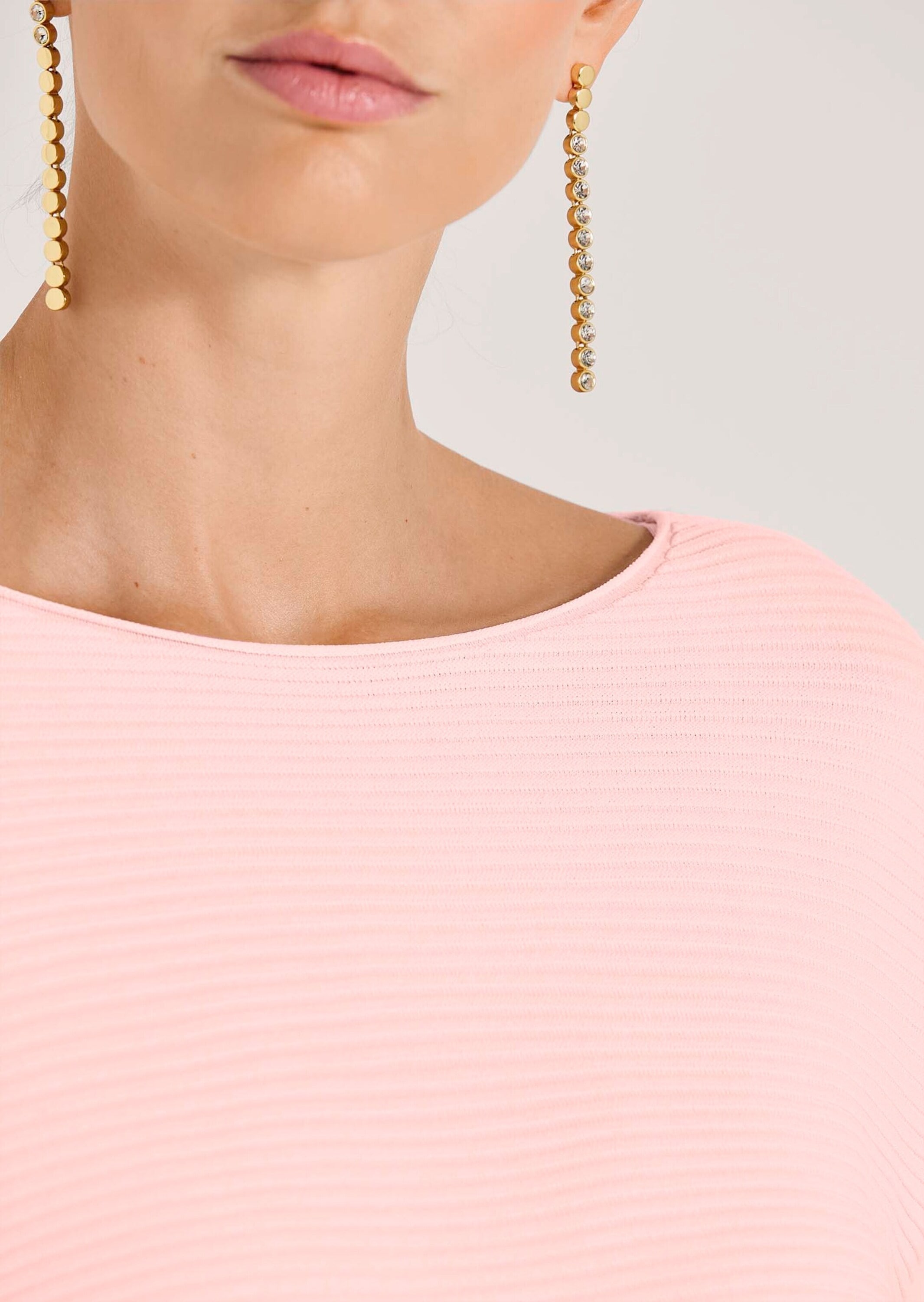 MADELEINE Longpullover »Strickpullover Lässiger Oversized-Pullover mit U-Boot-Ausschnitt«