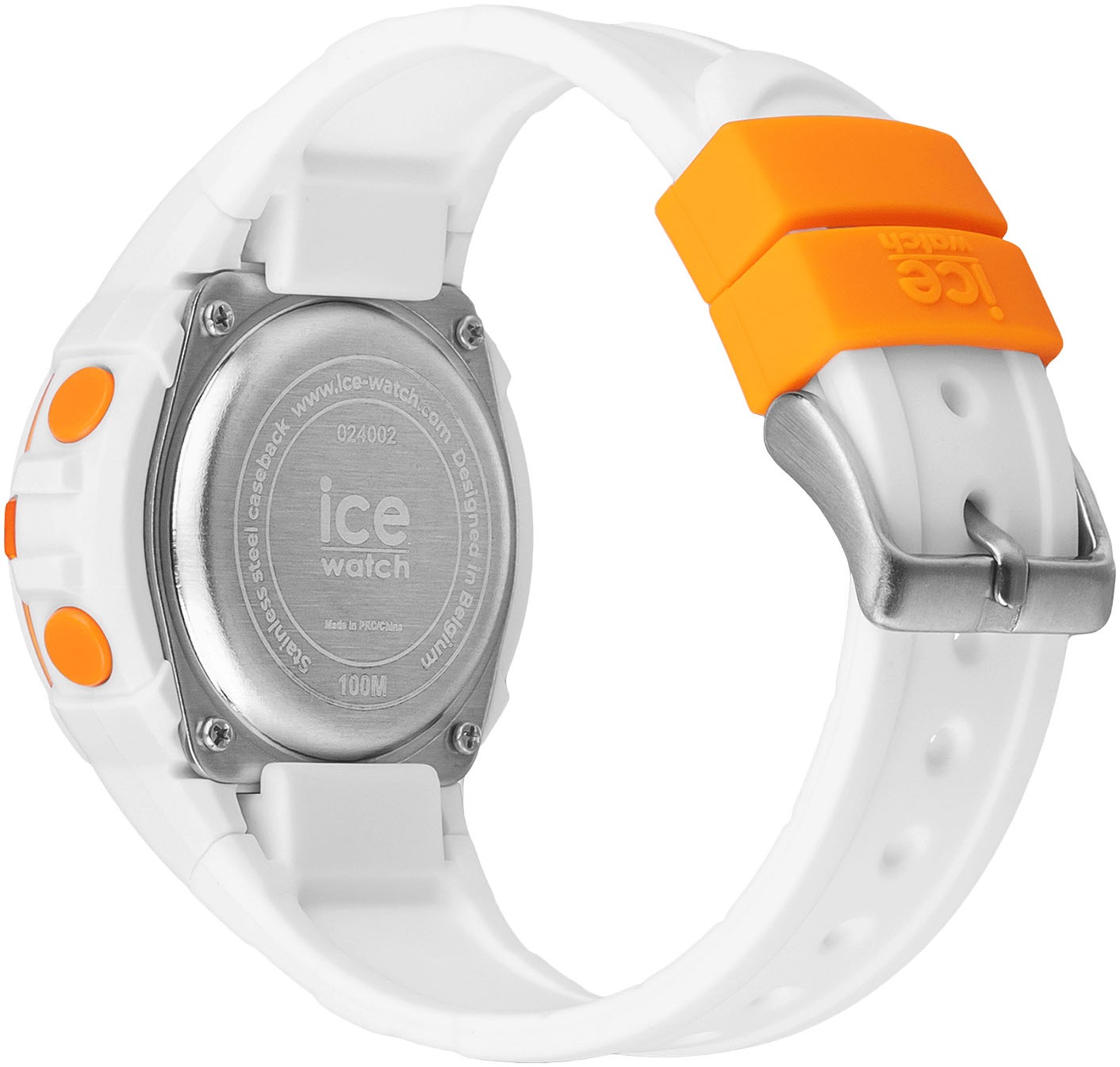 Ice-Watch 024002 Ice Digit Explorer Kids Watch White Orange 7