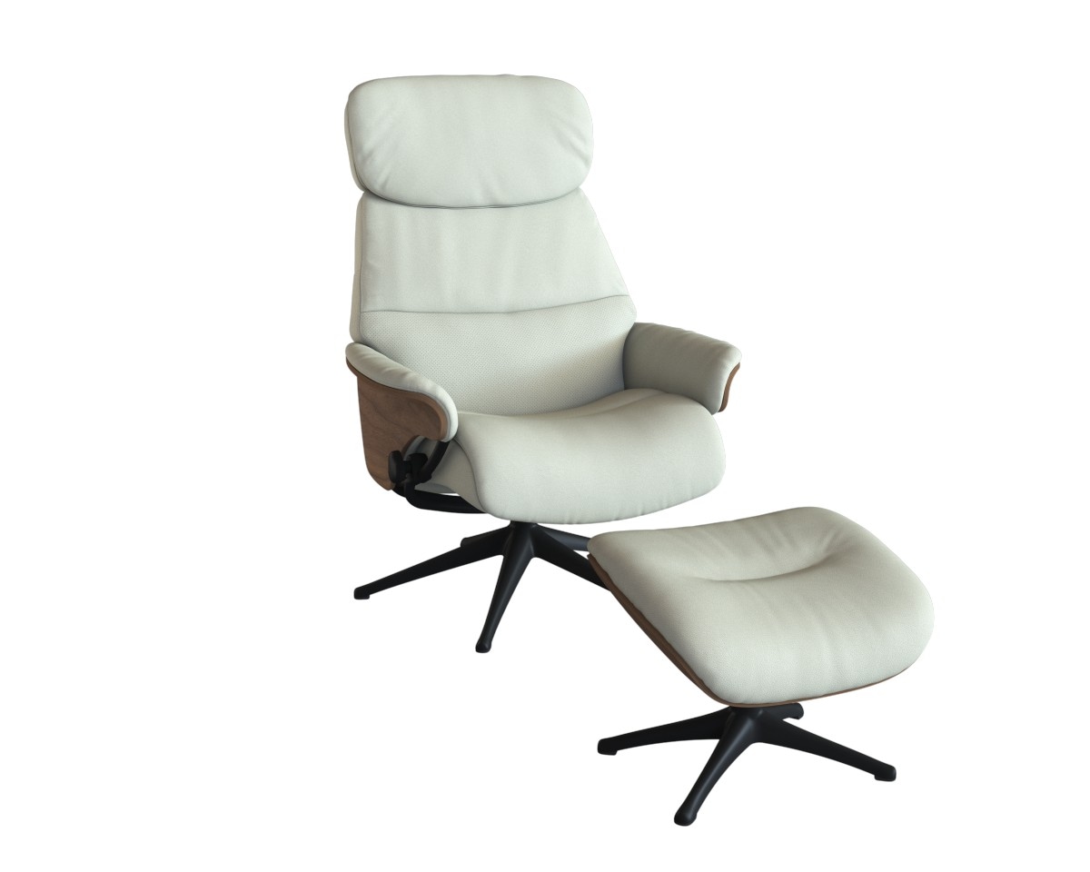FLEXLUX Relaxsessel "Aarhus, Gepolsterter Funktionssessel, Skandinavisch de günstig online kaufen